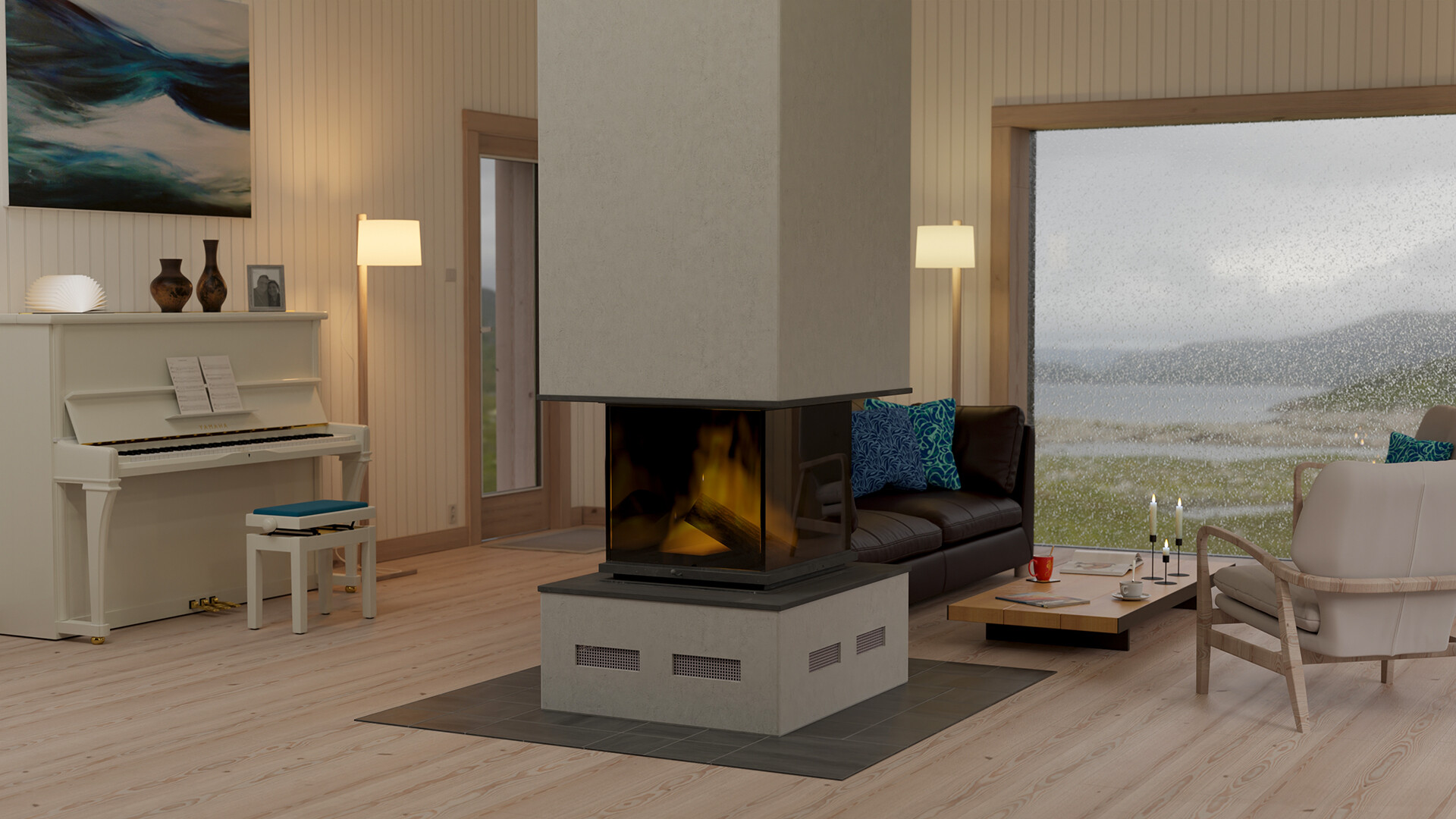 Christian Artfirst 3D VISUALIZATION VEGA COTTAGE in Norway, inspired