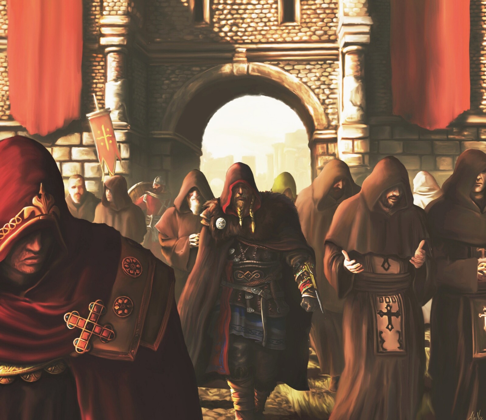 ArtStation Road to Valhalla Male Eivor Hidden Blade