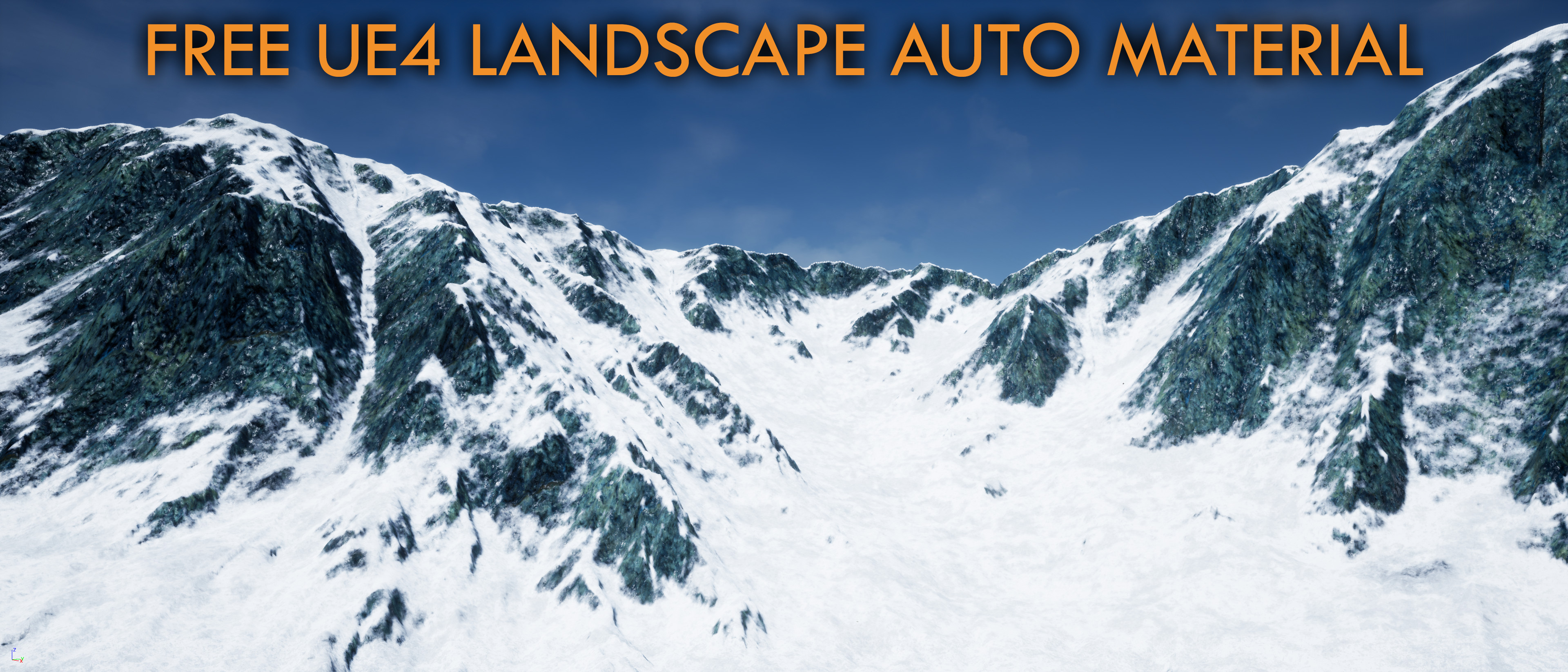 Artstation Free Ue4 Landscape Auto Material Dennis Morgovan