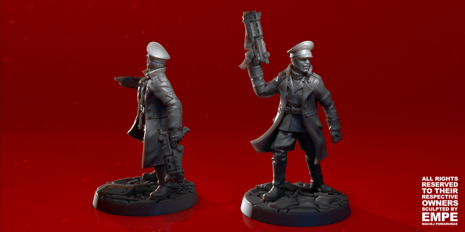 Maciej Powarunas Wolfenstein the boardgame troops