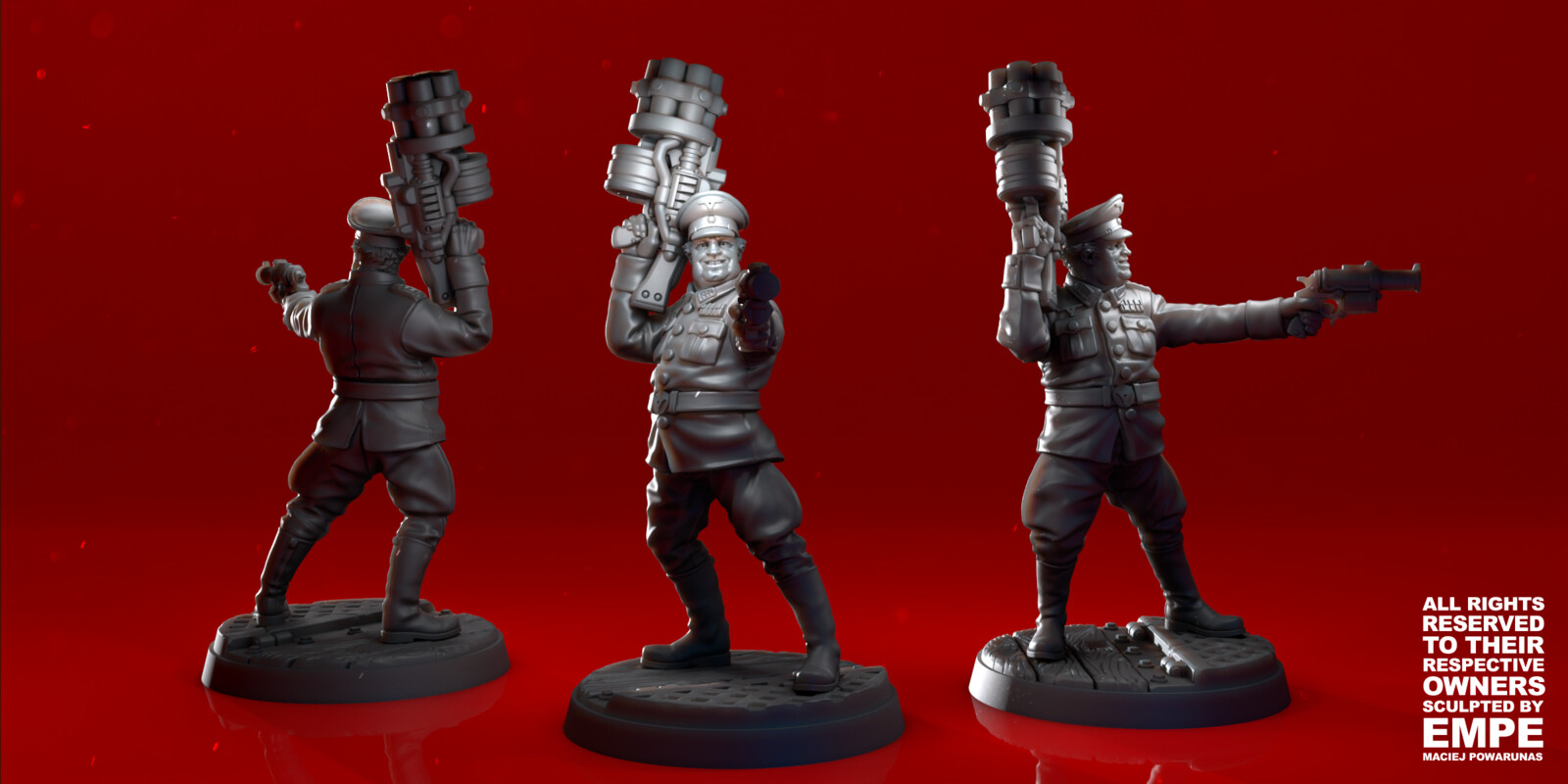 Maciej Powarunas Wolfenstein the boardgame named characters.