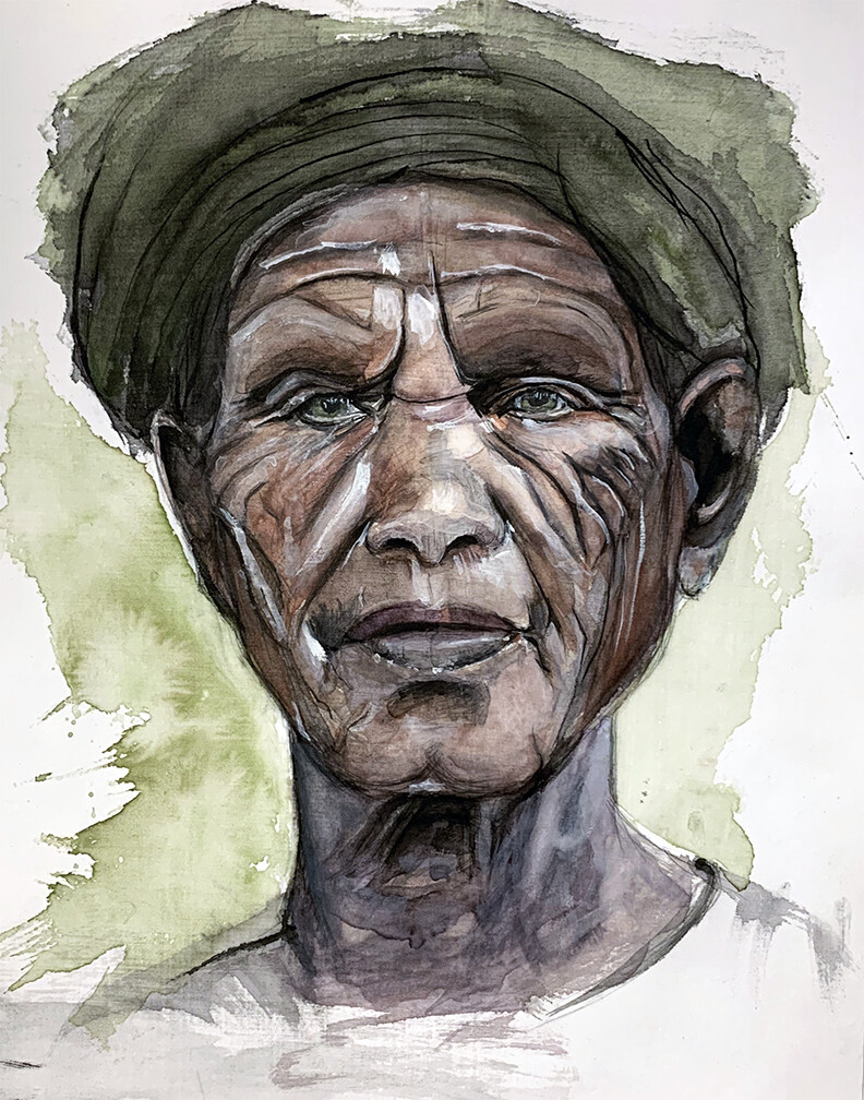 Artstation Wisdom Wrinkles Pedro Fresse