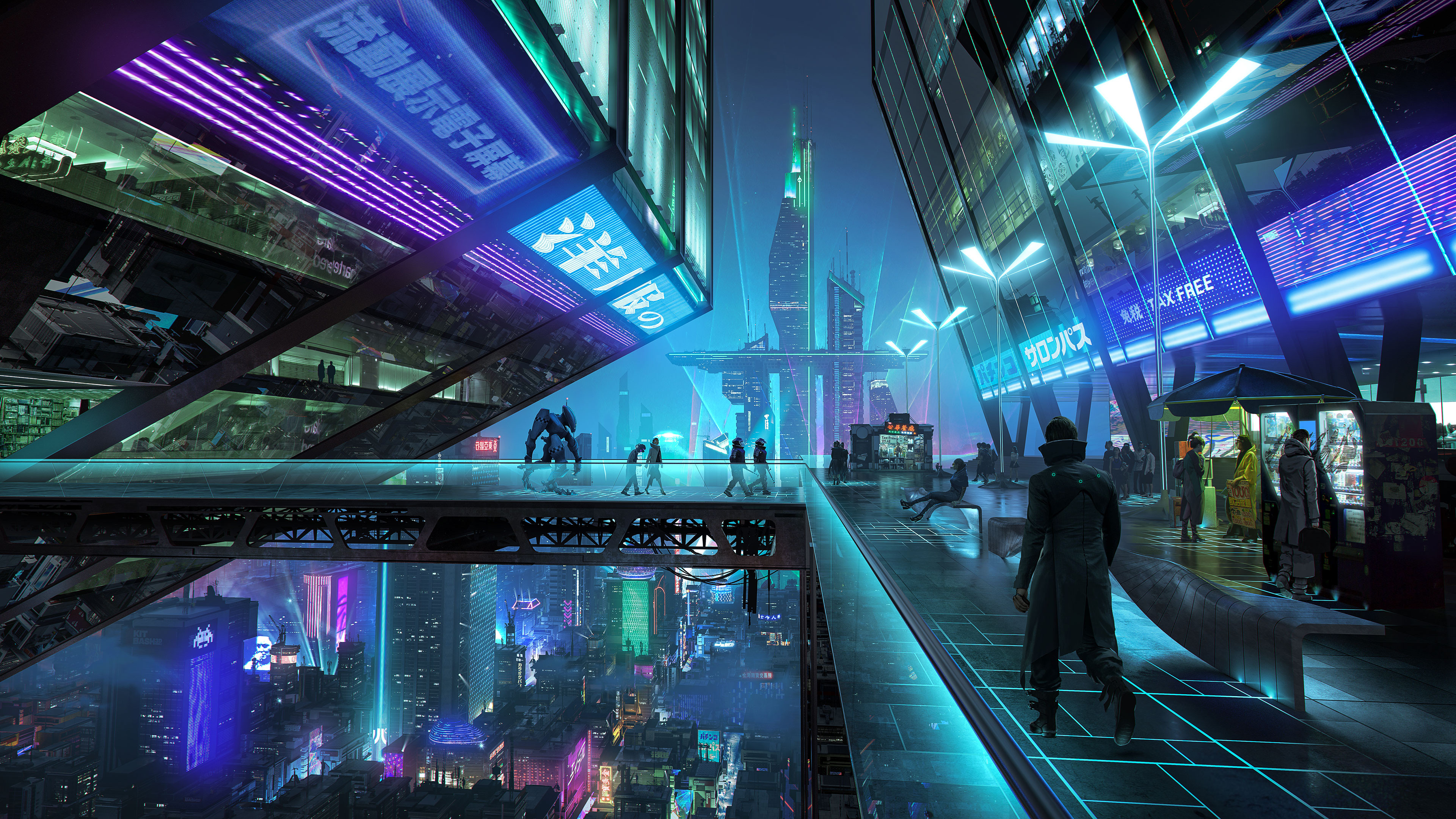 Artstation Neon Night Tarmo Juhola Artstation Neon Night Tarmo Juhola