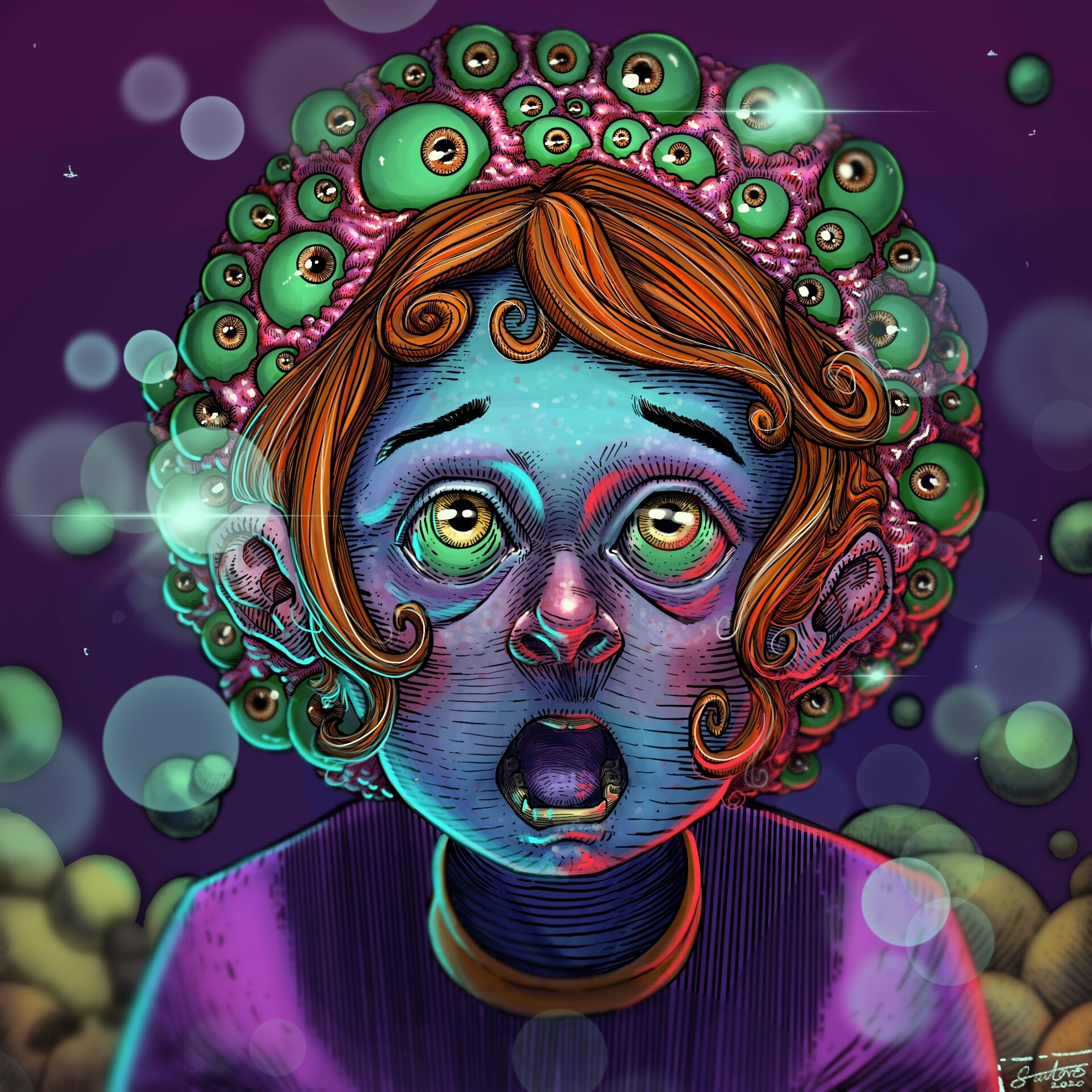 Angelo Santoro looking at them