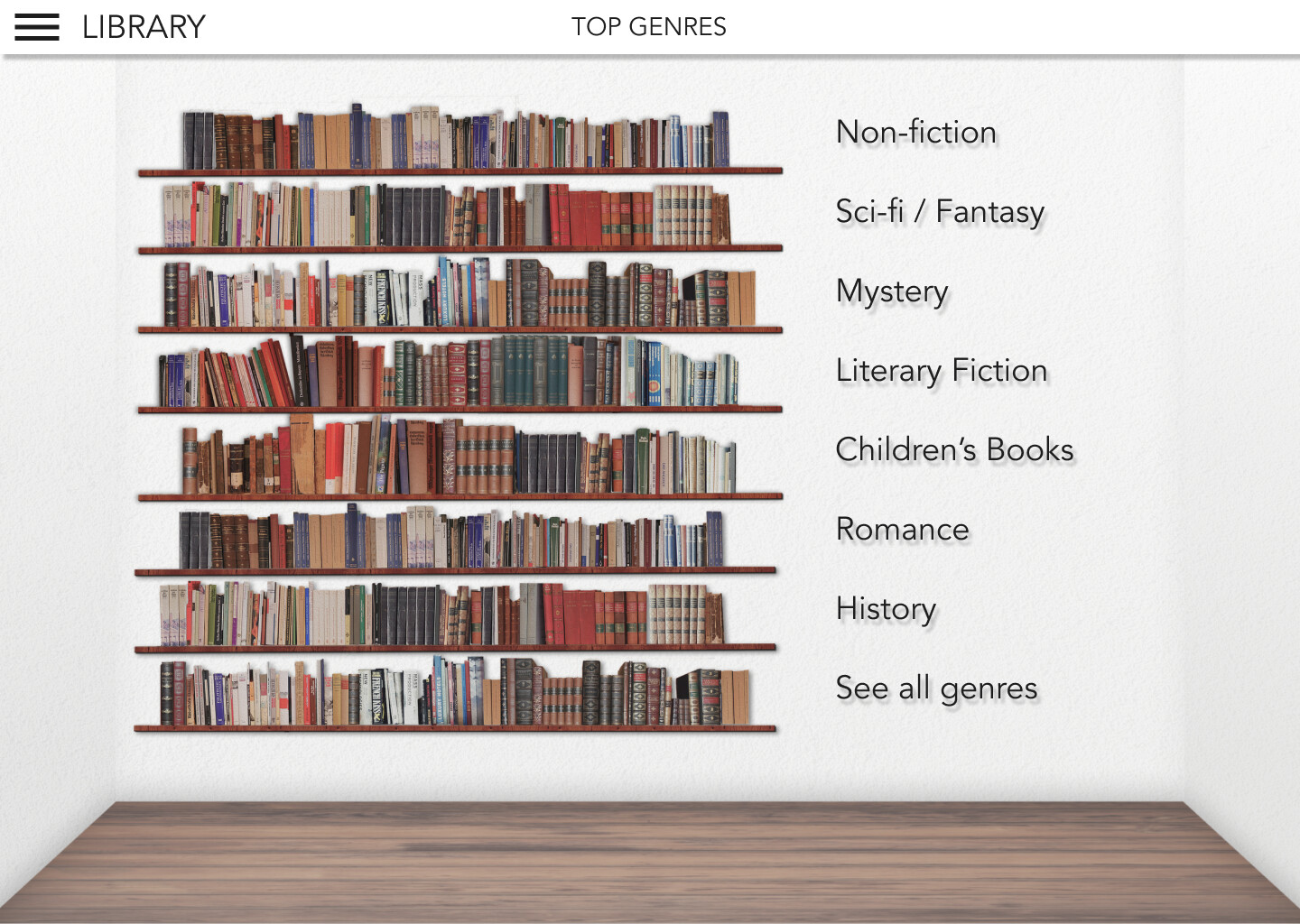 Julian Davis - Virtual Library- Website Mockup