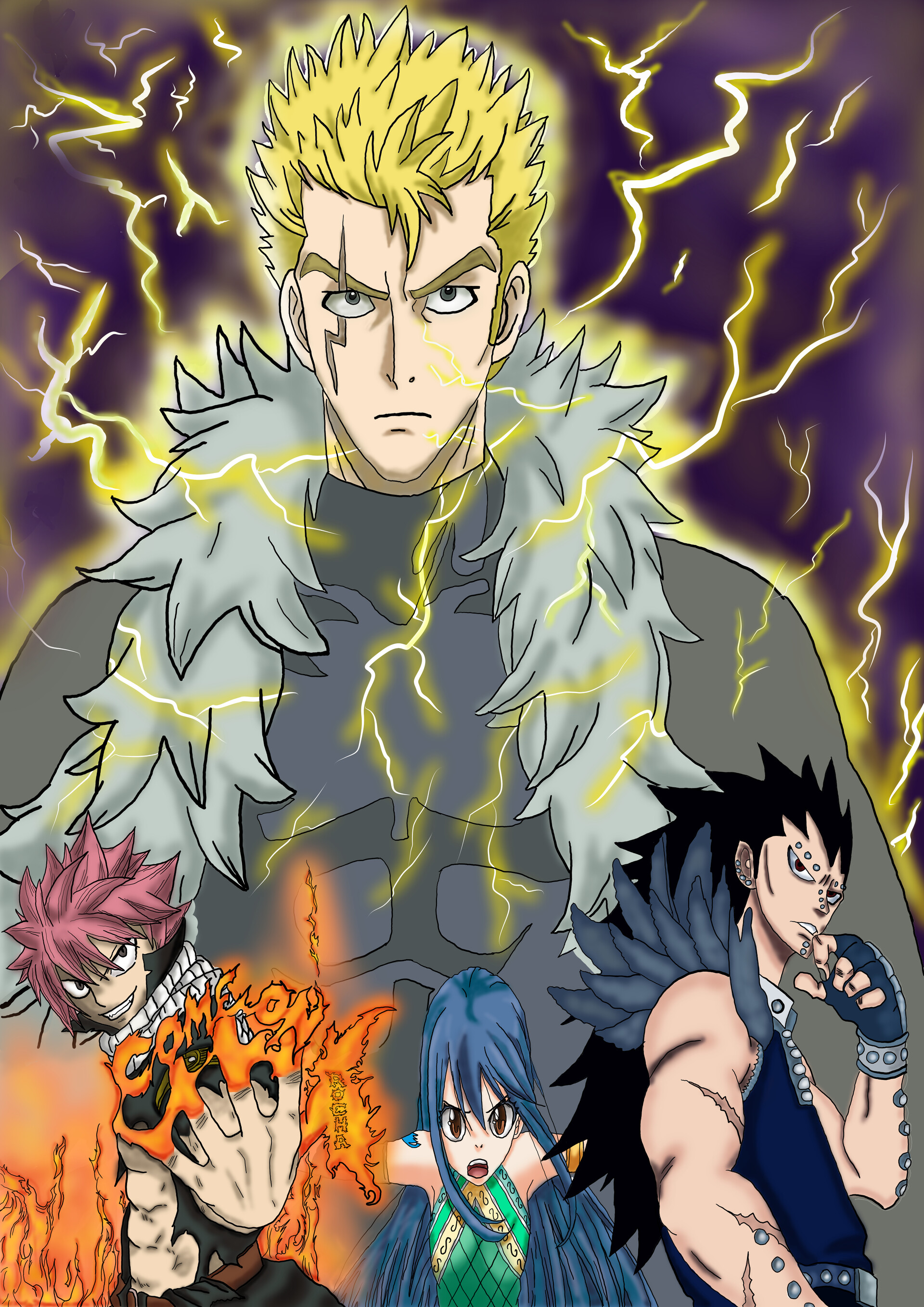 Artstation Fanart Fairytail Yaguis And i drew this fanart picture of gajeel! artstation fanart fairytail yaguis