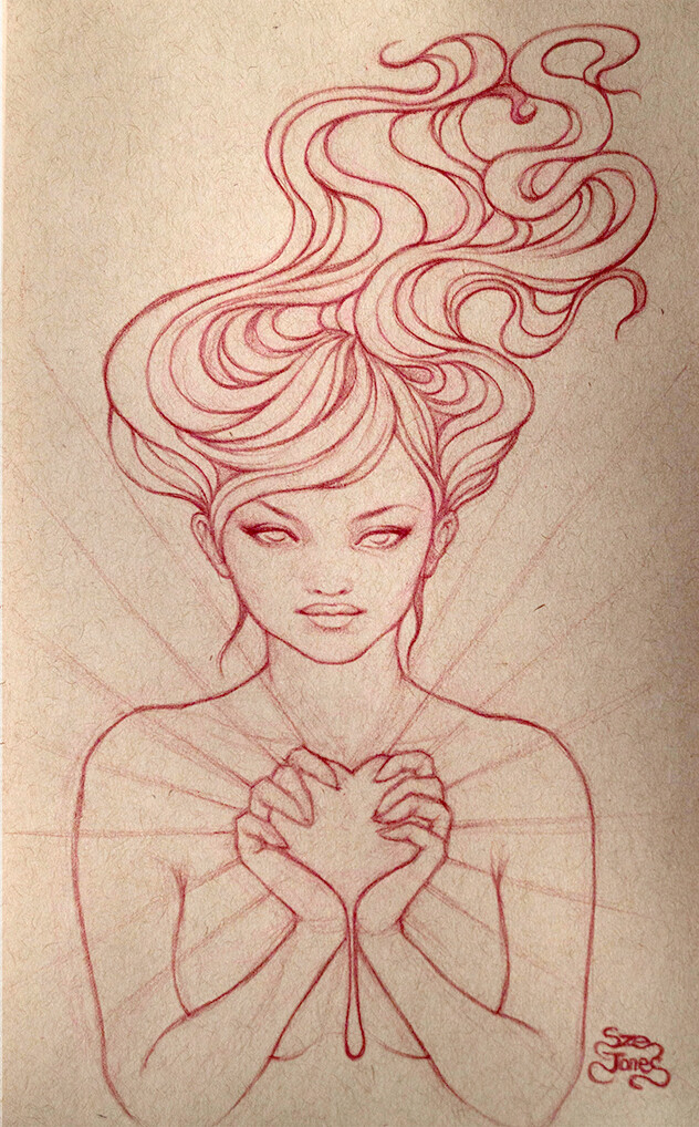 Sacred Heart - Sketch