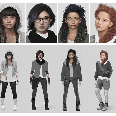 Character Design - Portrait and Costume 