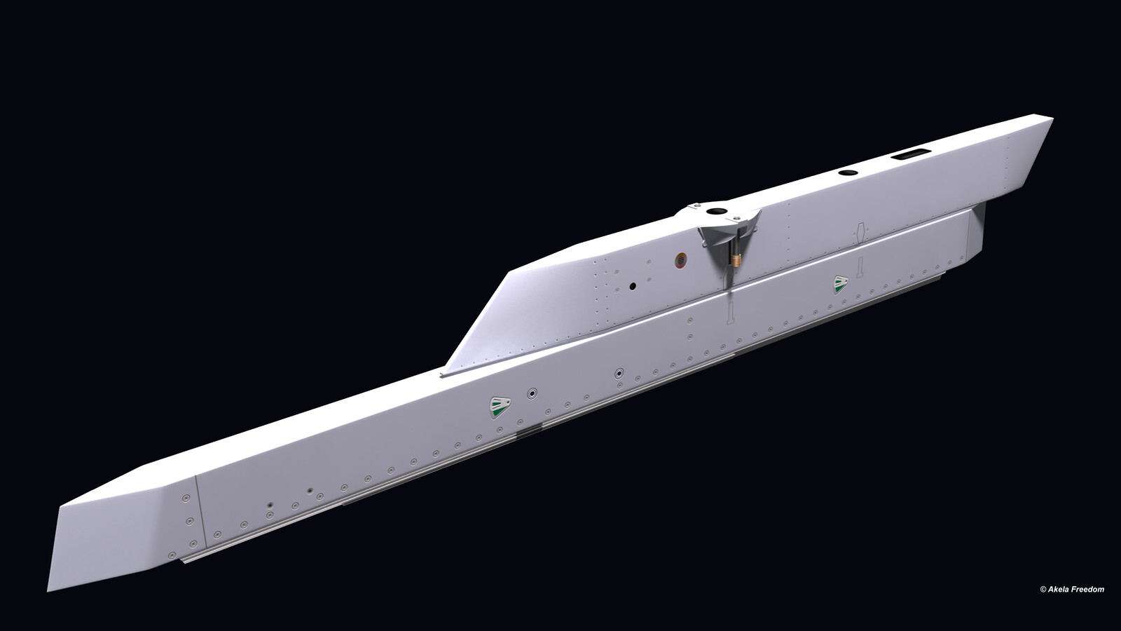 Pylon for Meteor

Link for 3D model:
https://www.cgtrader.com/3d-models/military/rocketry/meteor-pylon