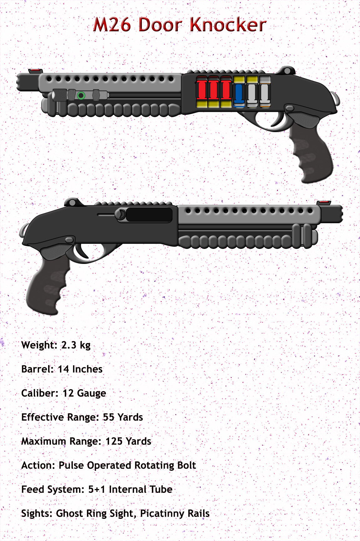 Art Vas M26 "Door Knocker" Shotgun