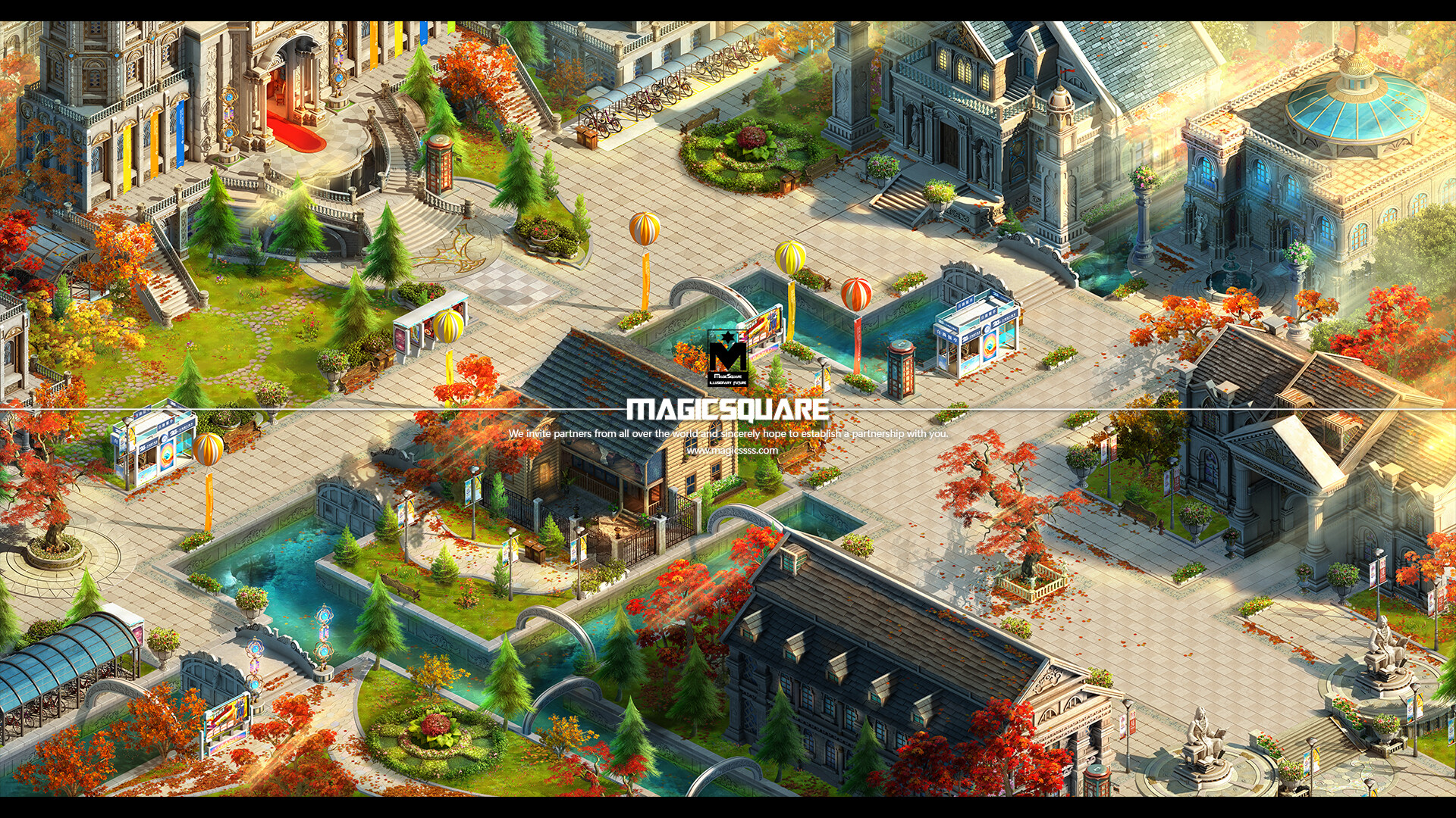 Magicsquare web games 2 5d environments level map 