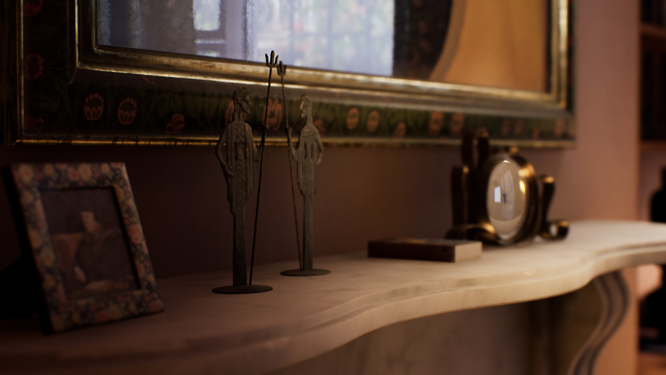 Close up of the Mantlepiece (UE4)