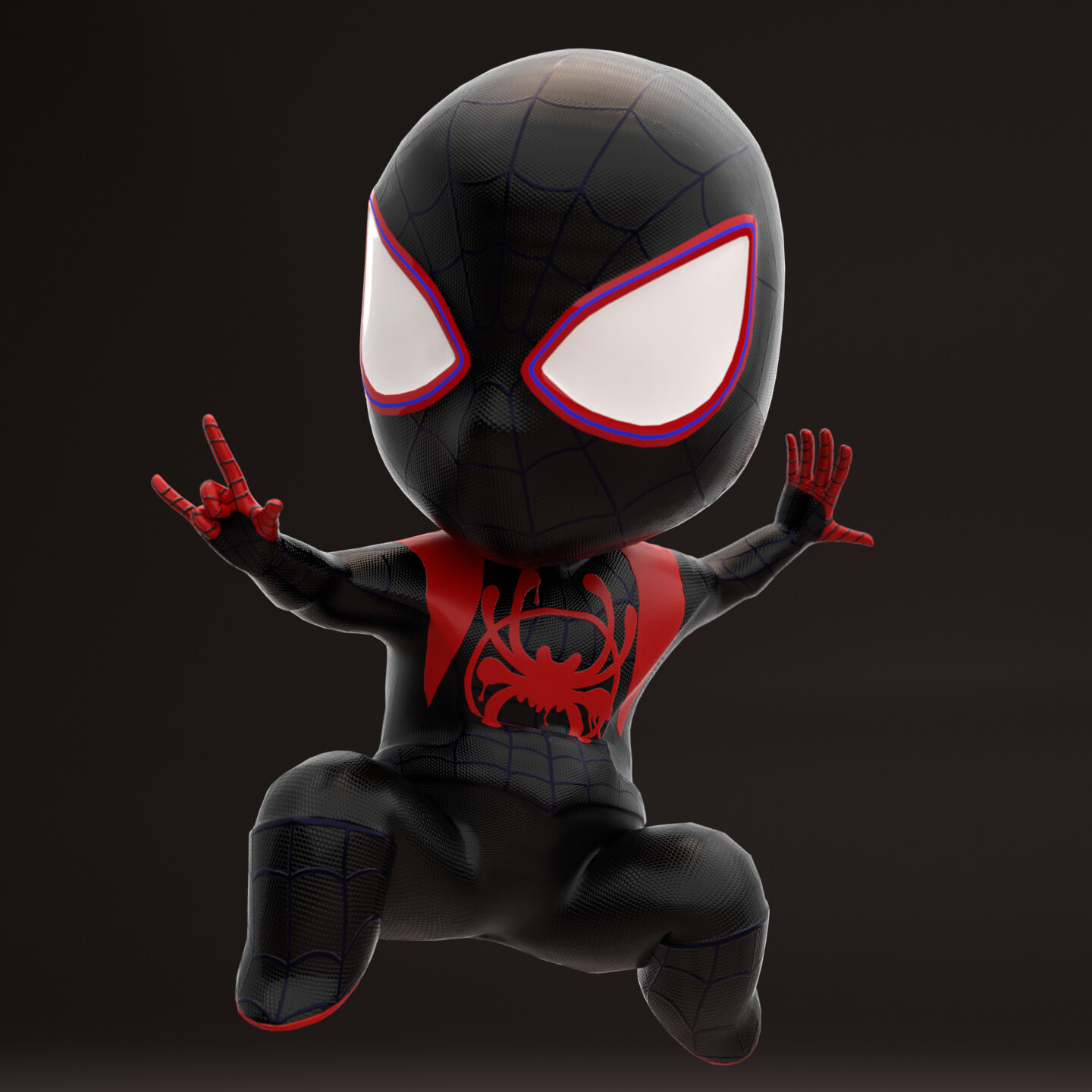 Thirantha Karunathilake - Chibi Miles Morales Spiderman