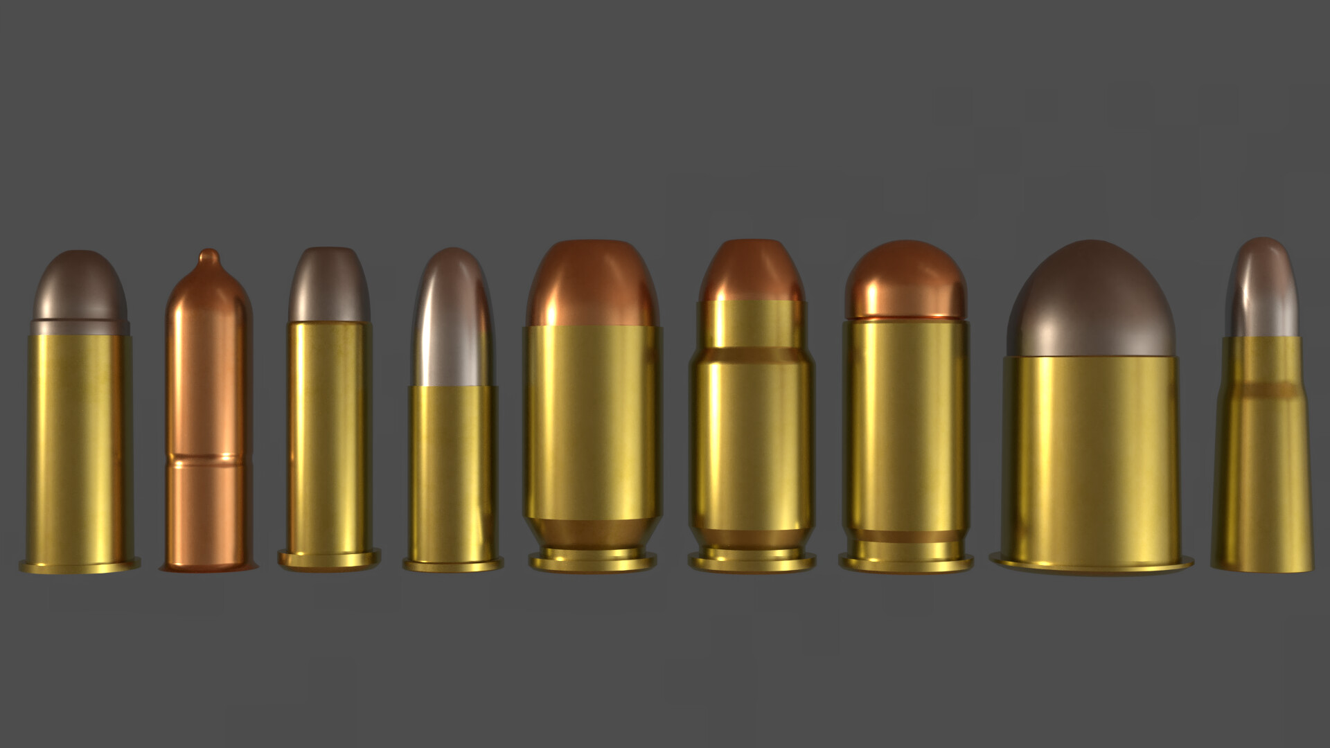 Artstation Ammo Size Comparison From 2mmbritishrf Berloque To 102 Vulcan Jan Andreas