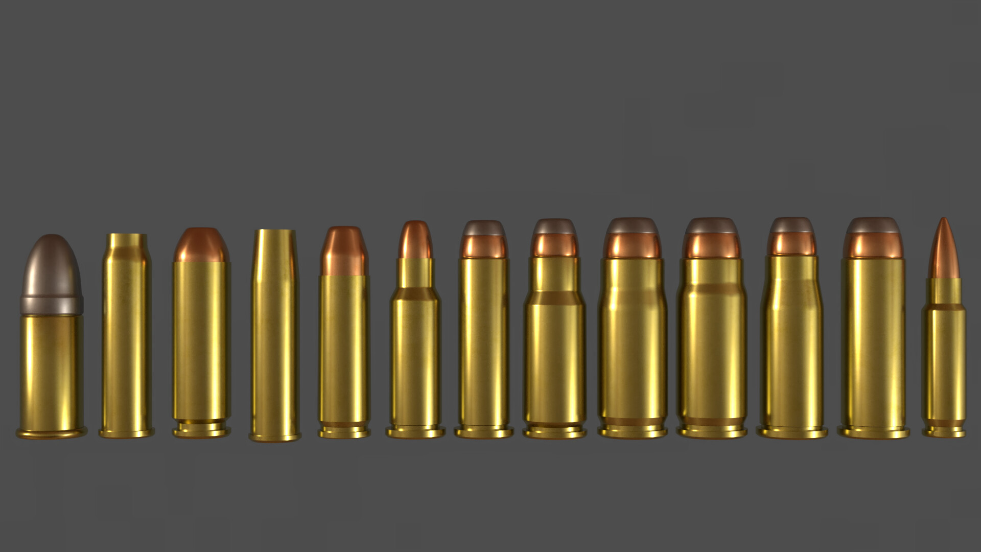Artstation Ammo Size Comparison From 2mmbritishrf Berloque To 102 Vulcan
