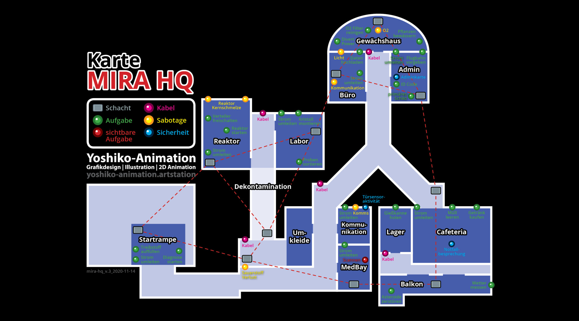 ArtStation - Level Design - Among Us Map