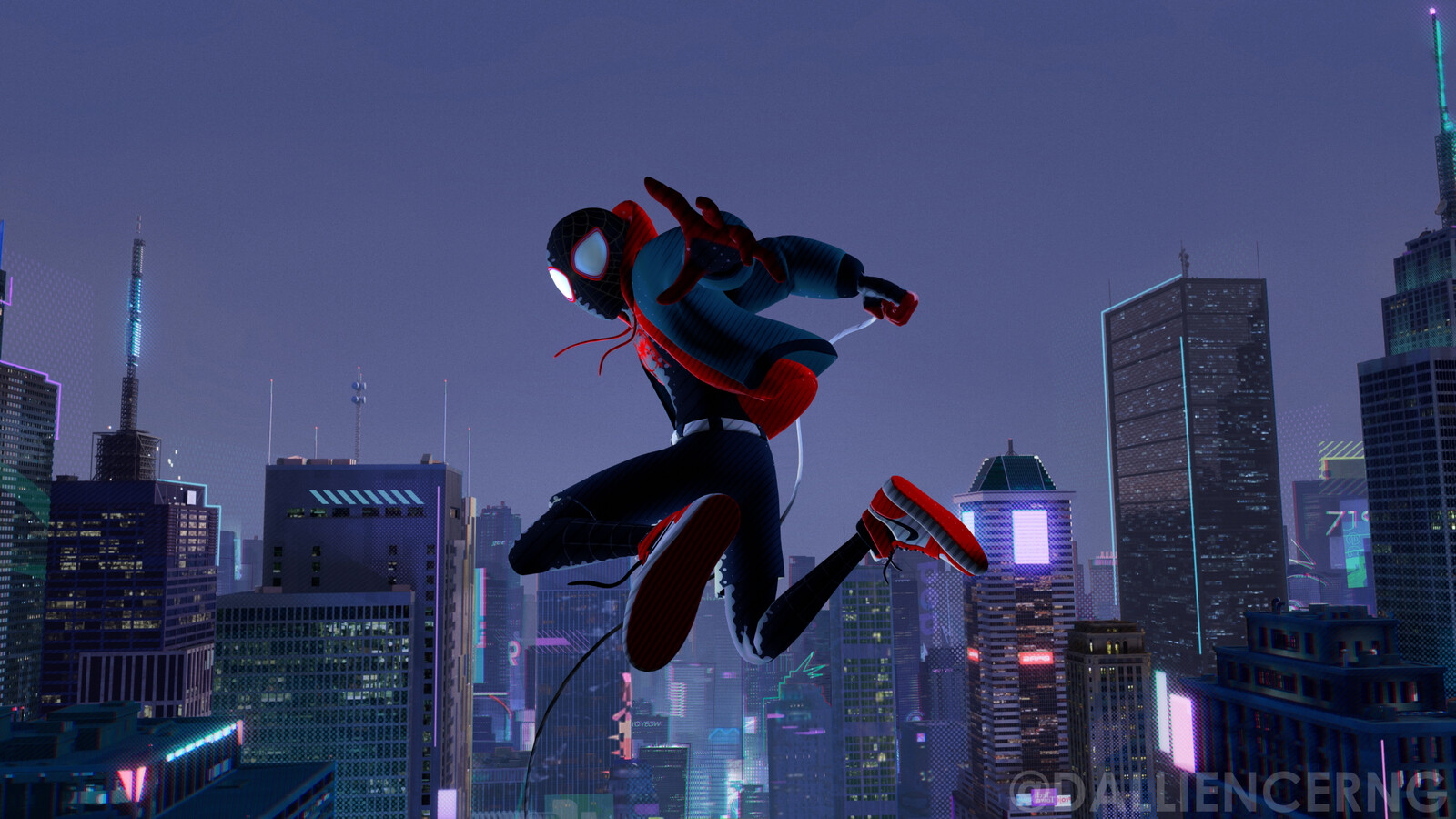Artstation A Leap Of Faith Miles Morales 3d Model Render Spider Man Into The Spider Verse Will Gwasera I used to really detest miles morales. miles morales 3d model render