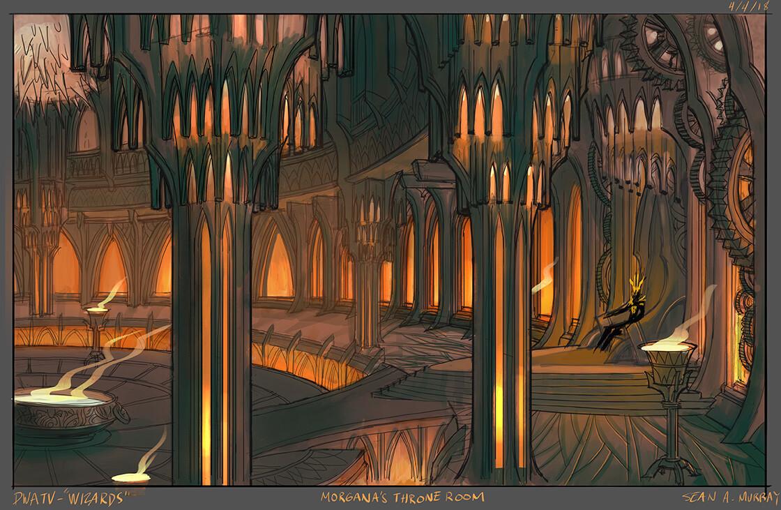 Interior of Morgana's Castle