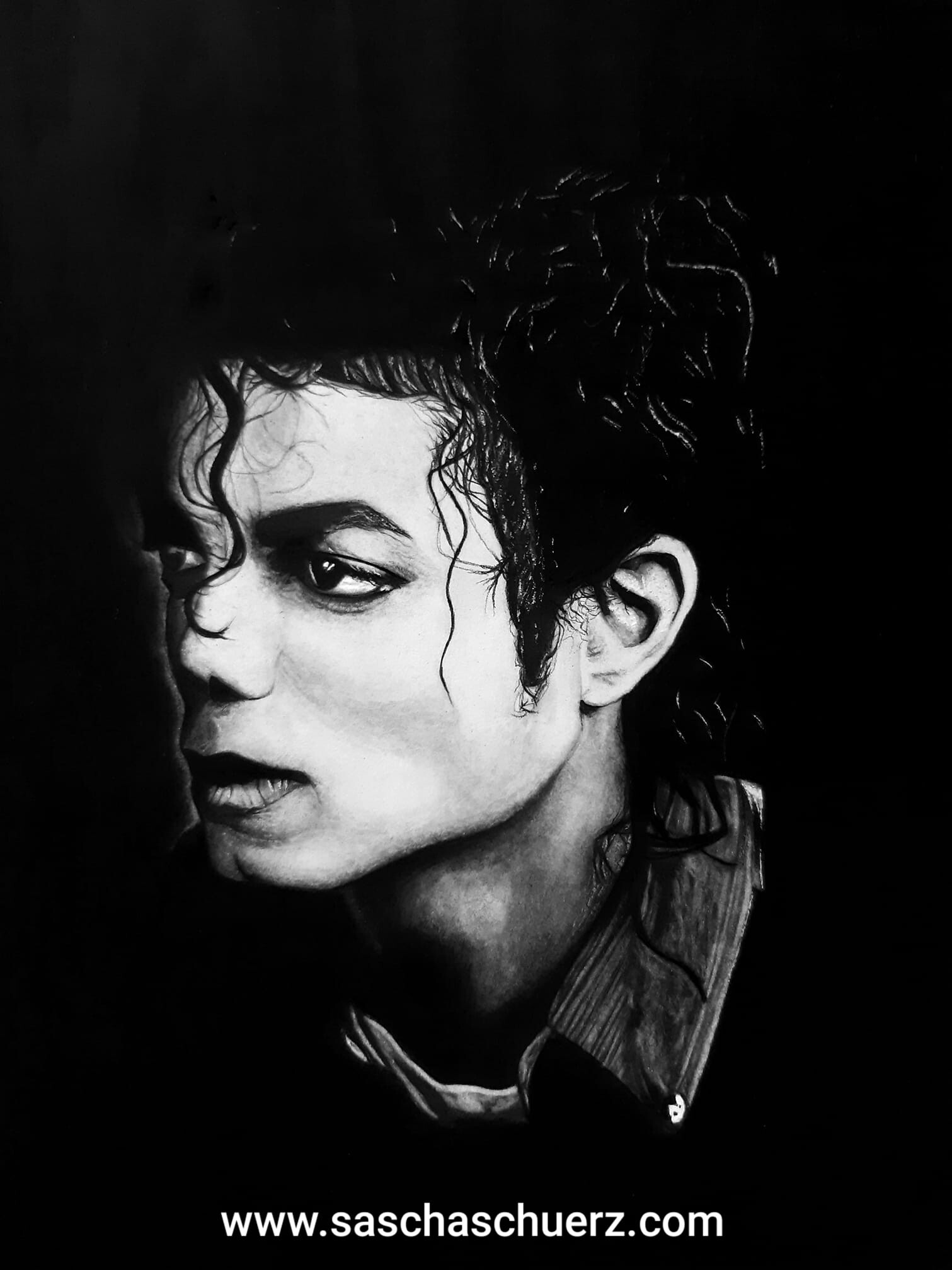 Michael Jackson Pencil Drawing