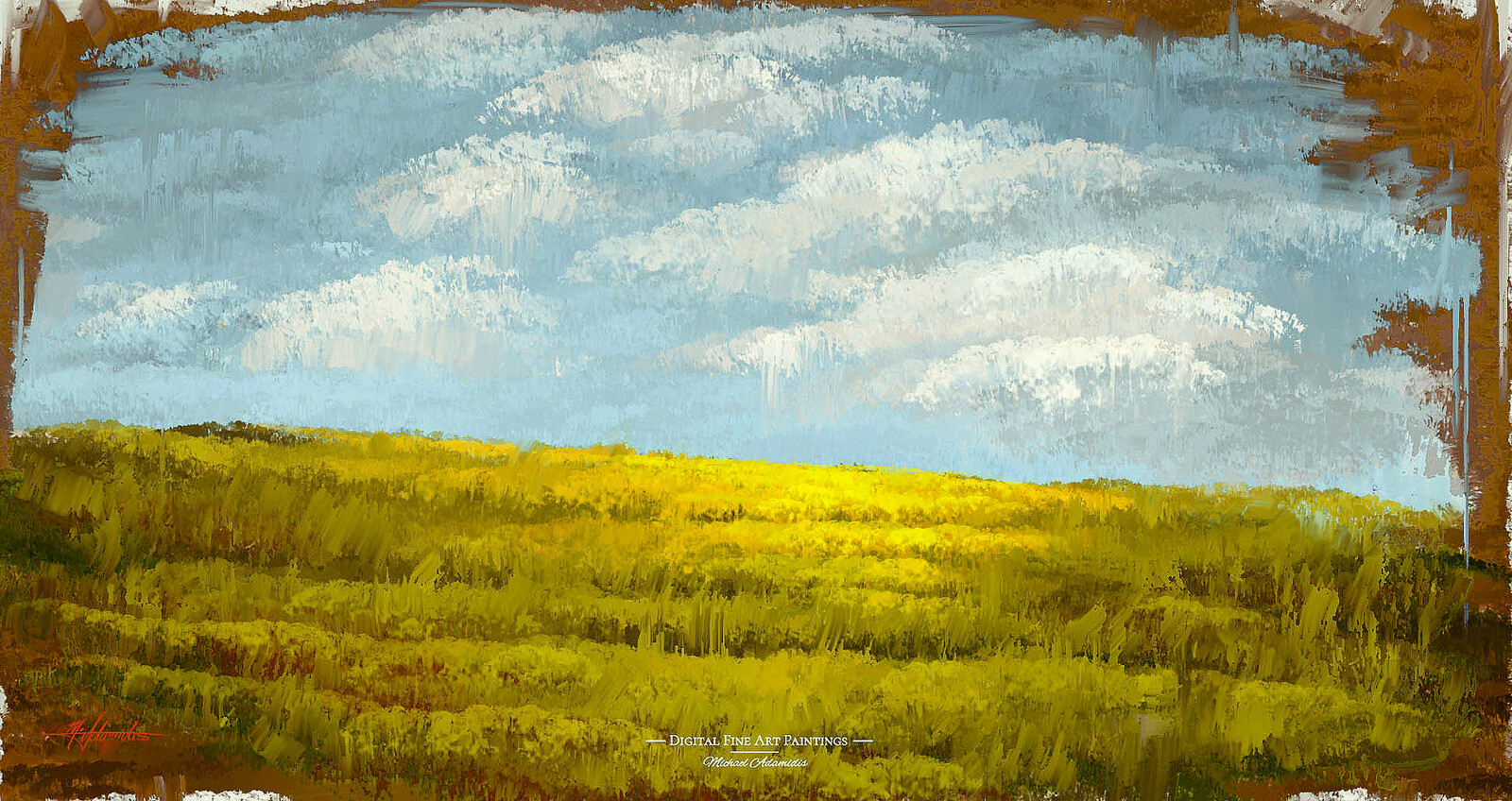 Digital Oil Painting Brushes for traditional painterly Style
