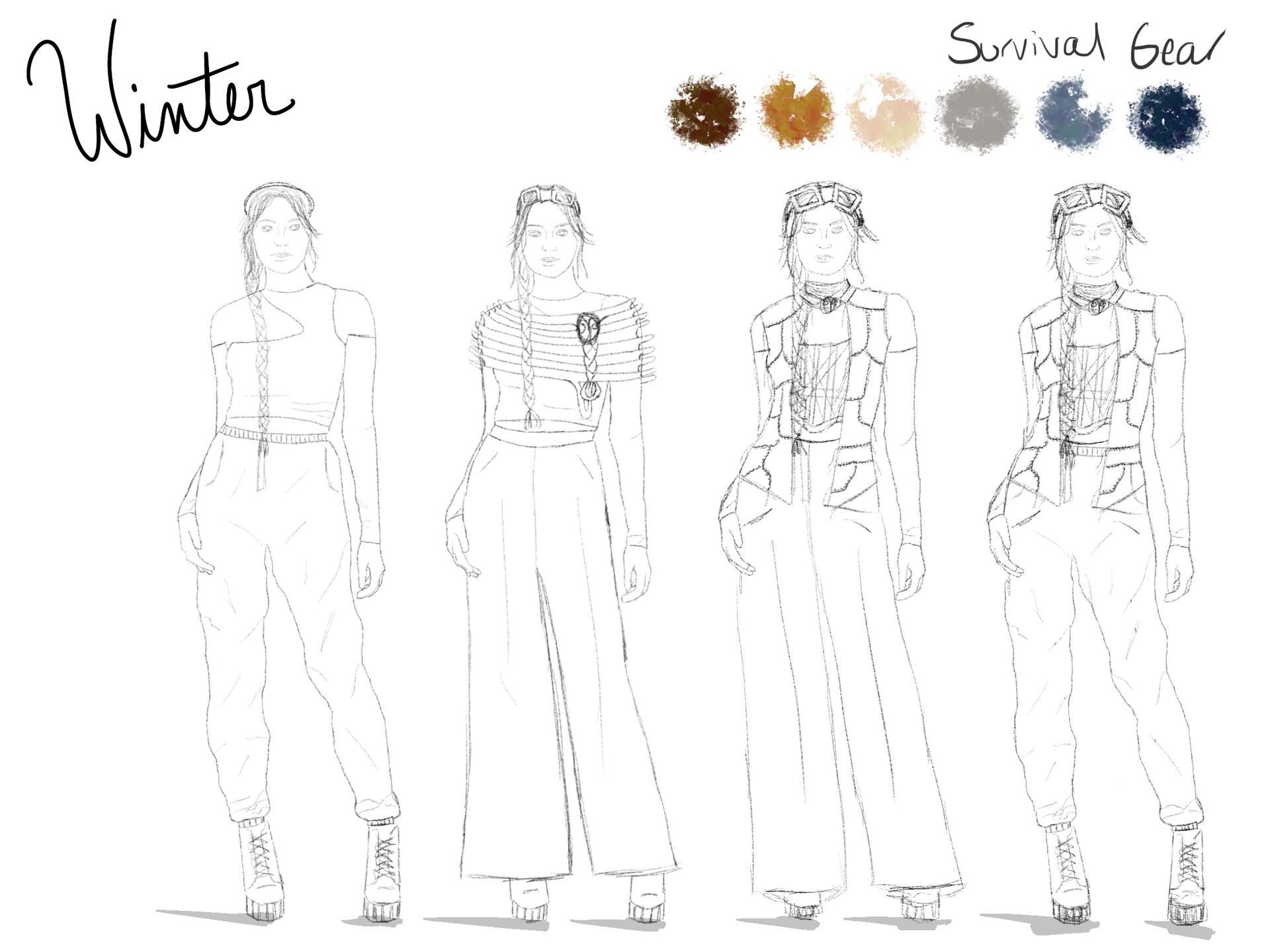 ArtStation Winter Survival Gear Costume Design