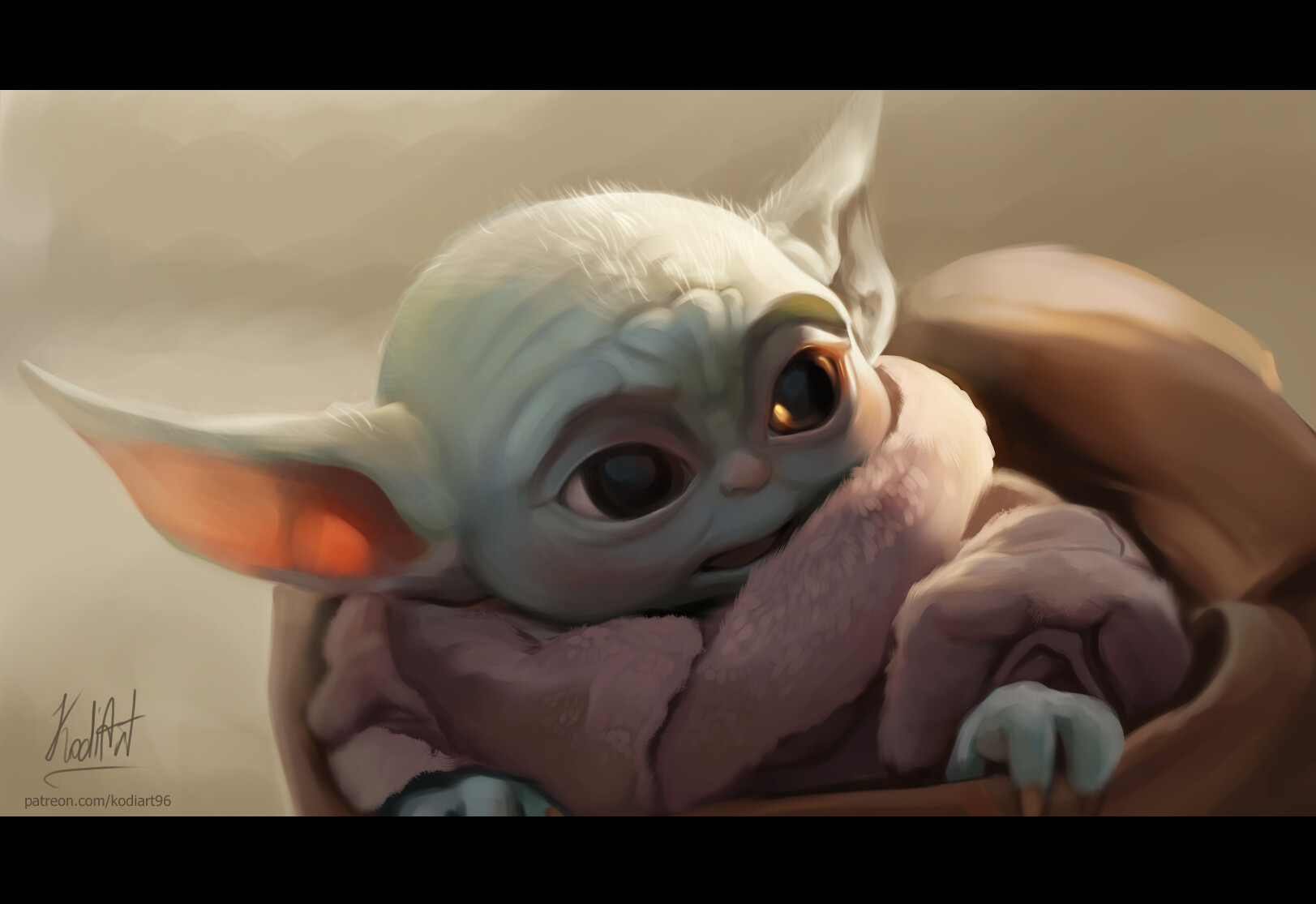 ArtStation - Baby Yoda Mandalorian