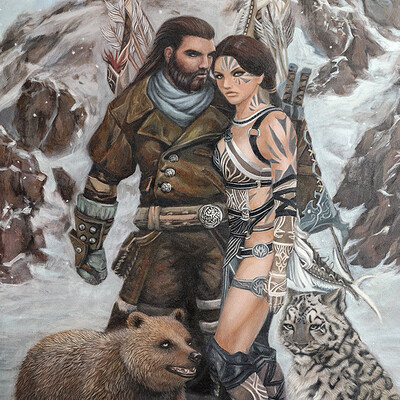 Guild Wars 2 Painting - Oil on Board 18" x 24"