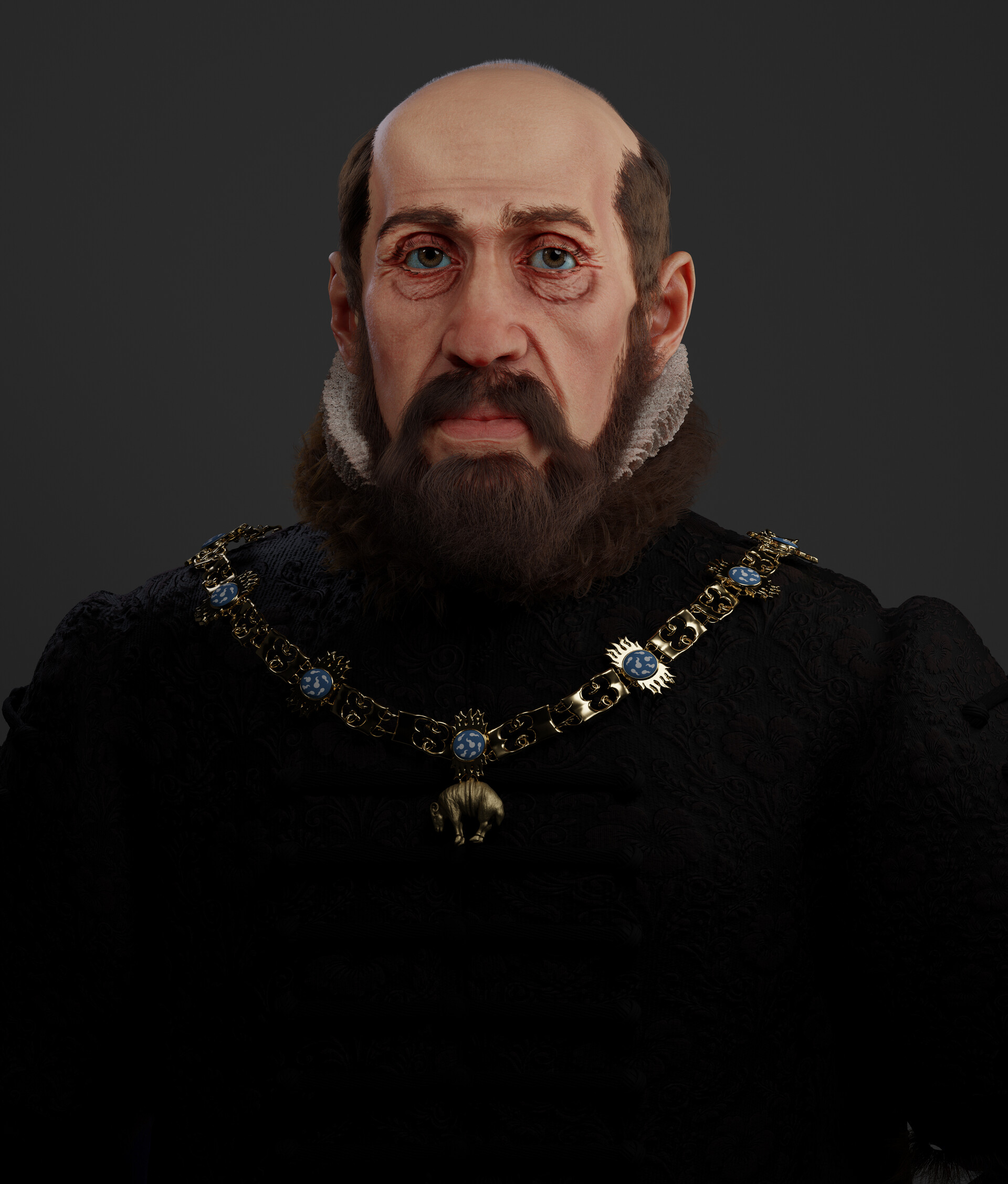 Curtis Durane - Maximilian II, Holy Roman Emperor Facial Reconstruction ...
