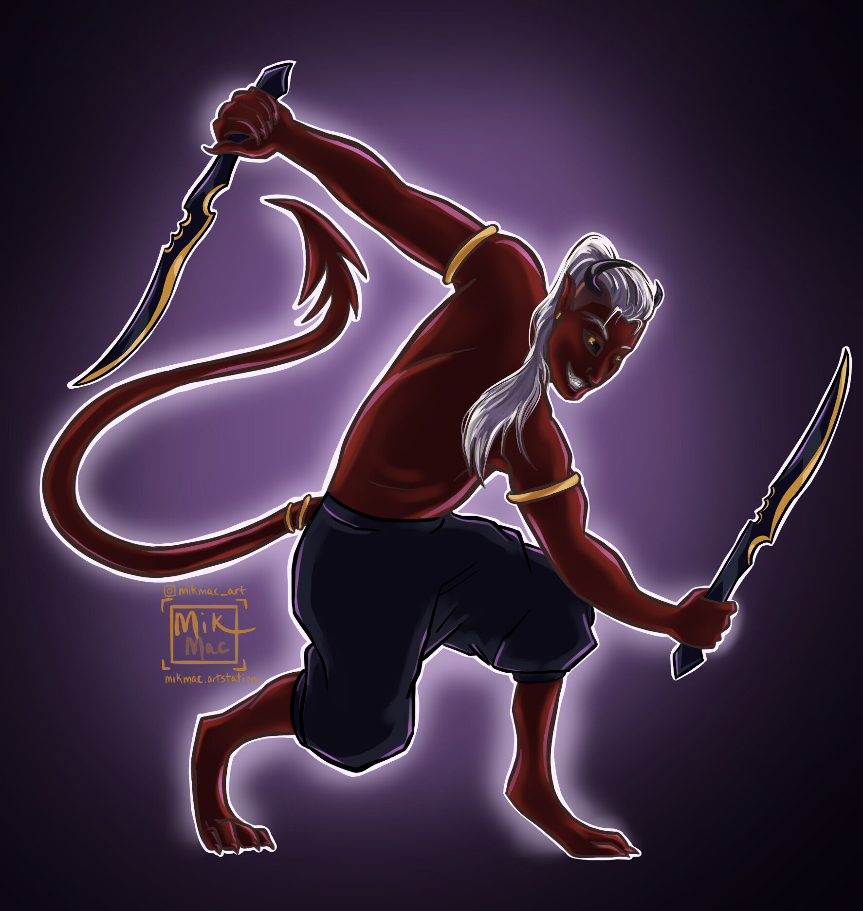 ArtStation Demon Blades