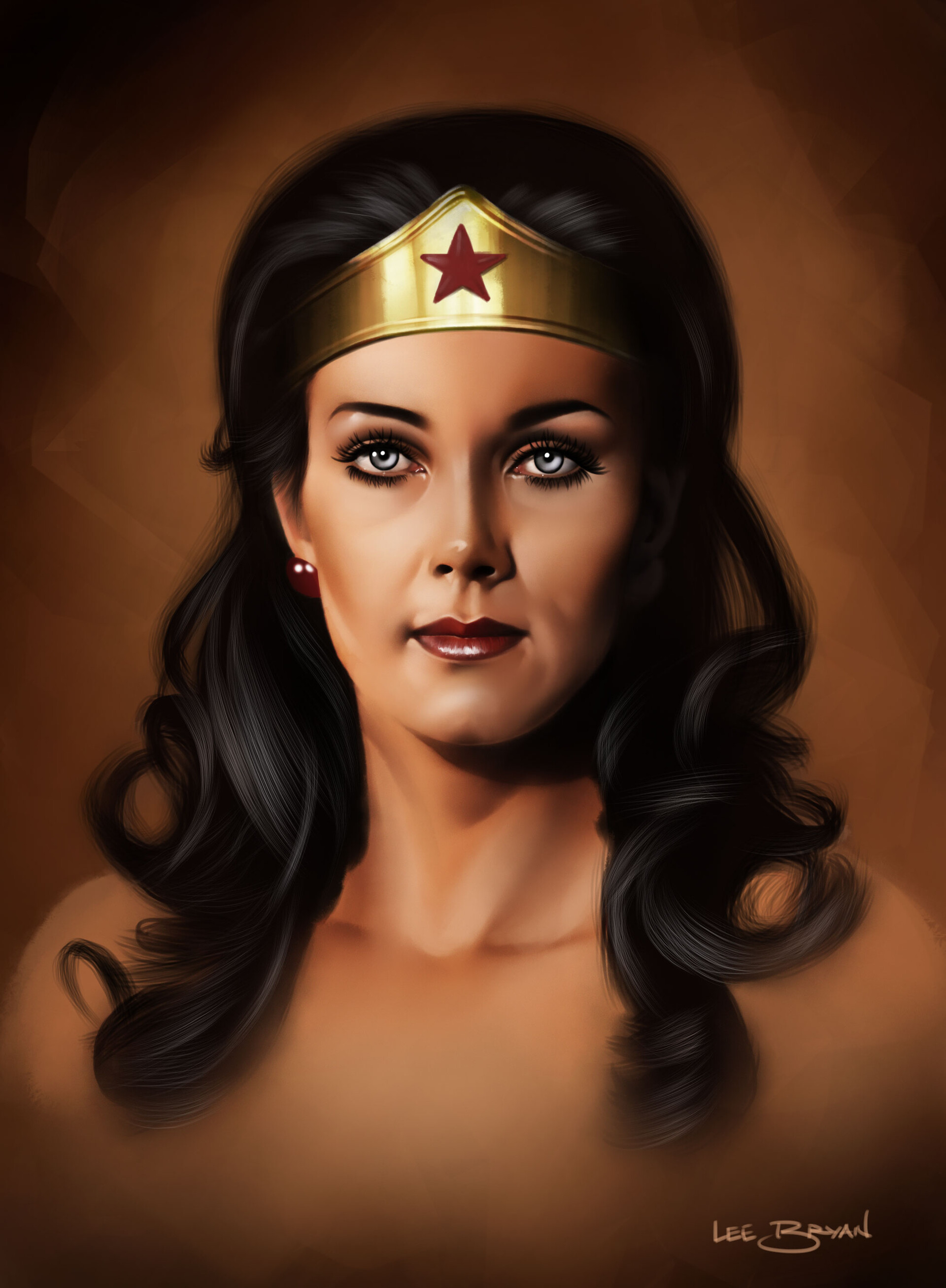 ArtStation - Lynda Carter as Wonder Woman