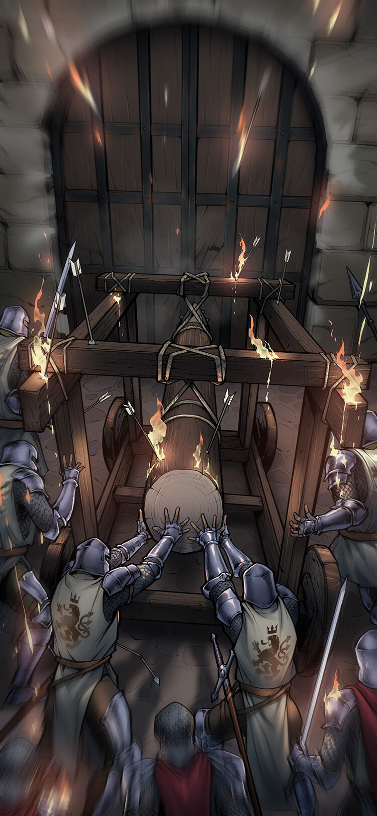 Fei Lian Commercial Works For The Mobil Game King S Throne Game Of Lust
