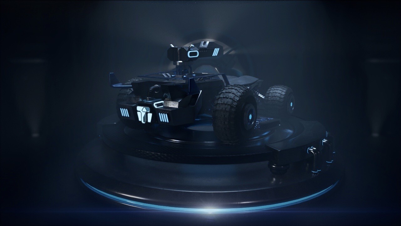 Battle Buggy - three Quarters (back) view