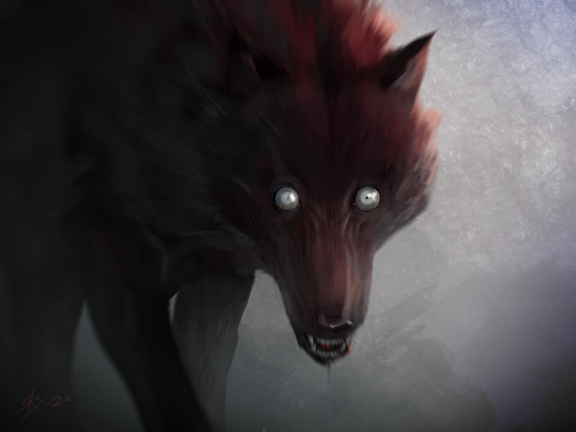 ArtStation - The Red Wolf