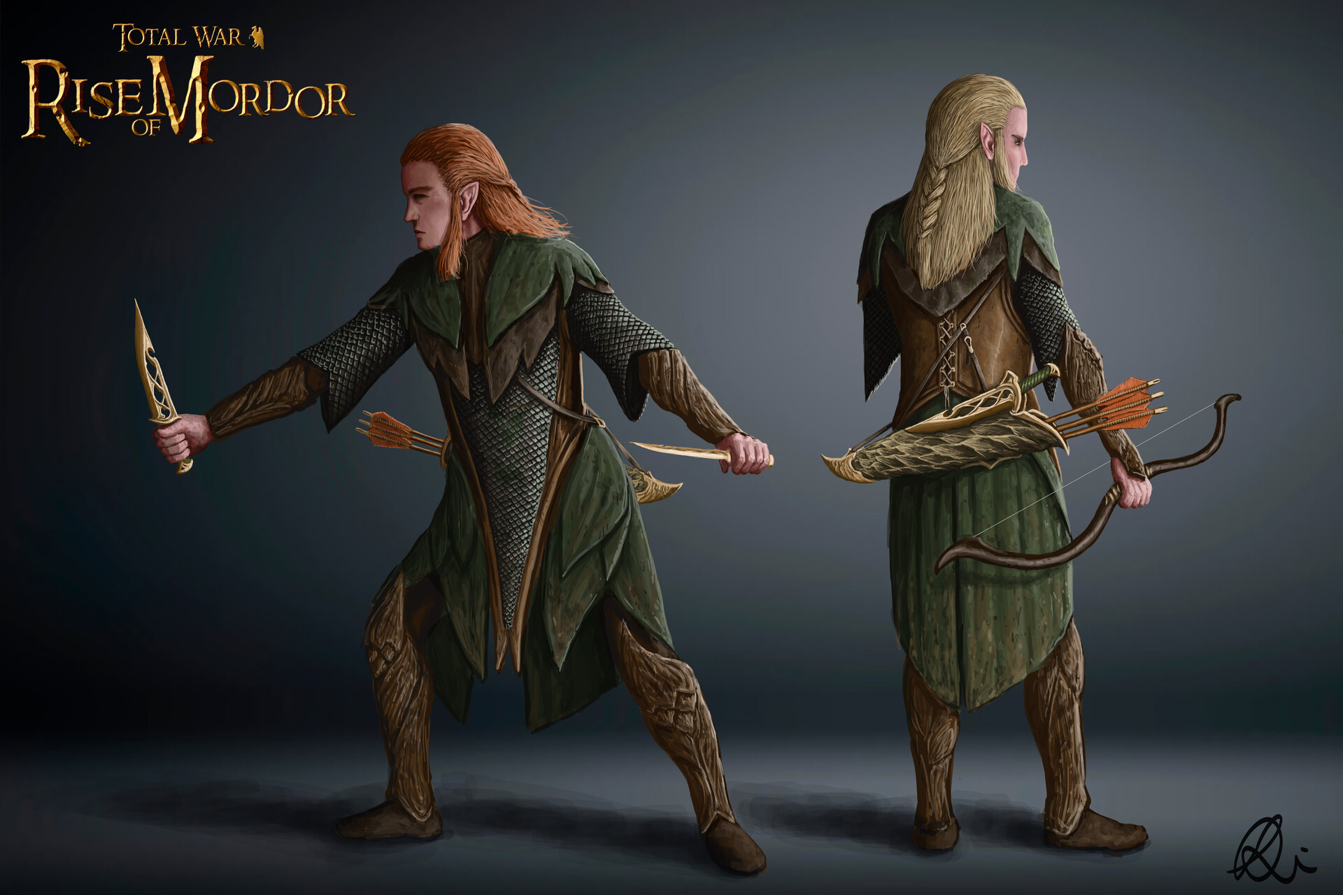 ArtStation Wood Elves Lord of the Rings, Tom Romain