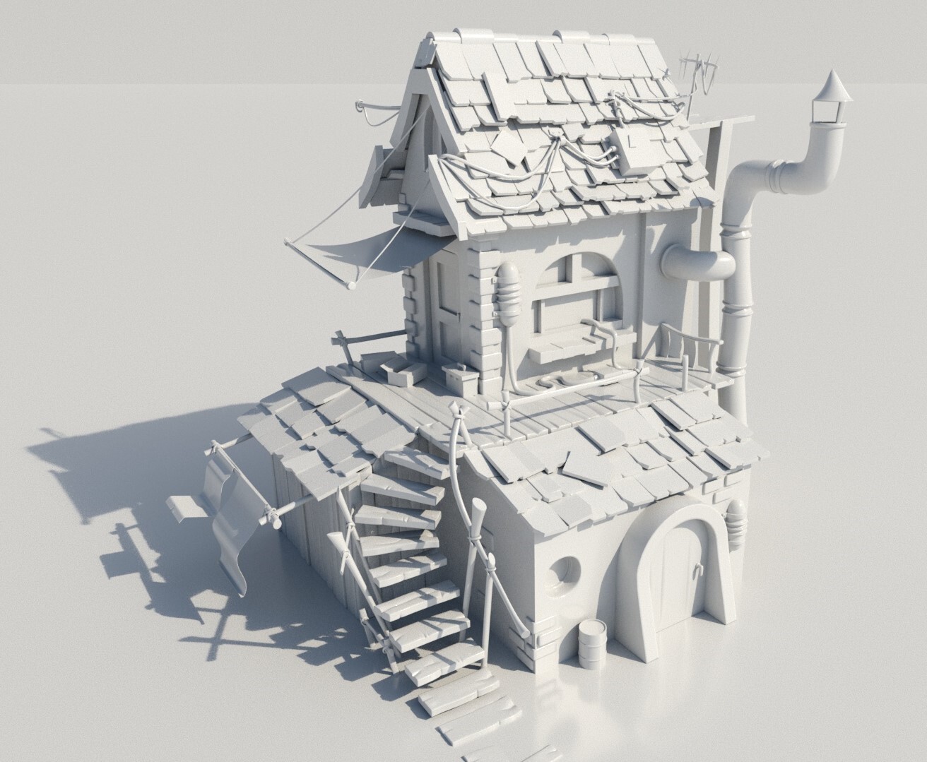 artstation-modeling-3d-house-with-a-reference