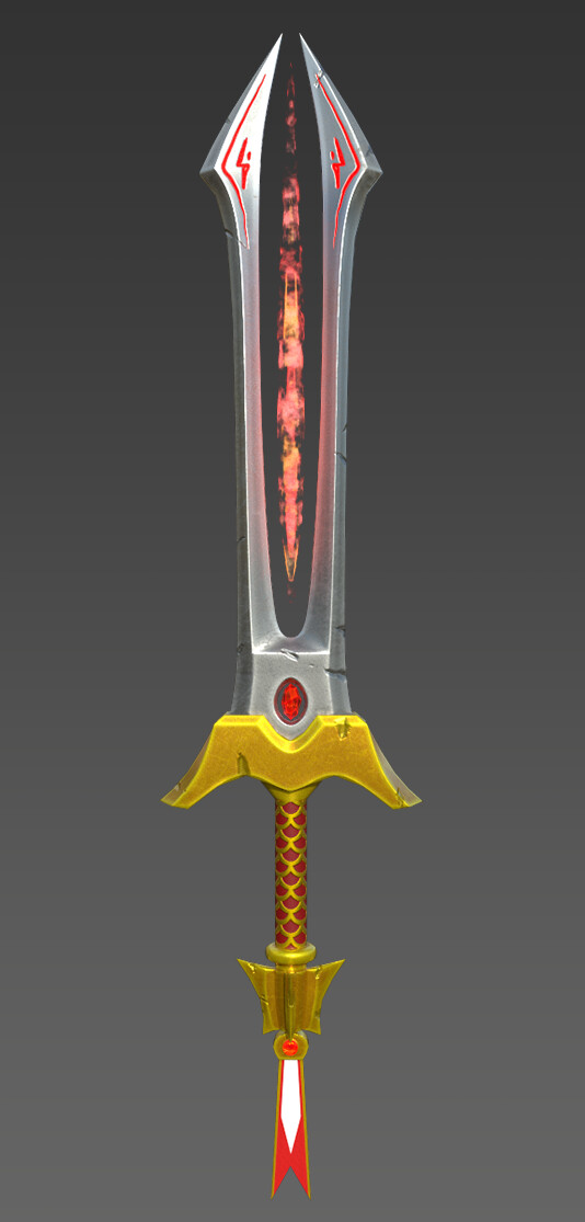 split blade sword
