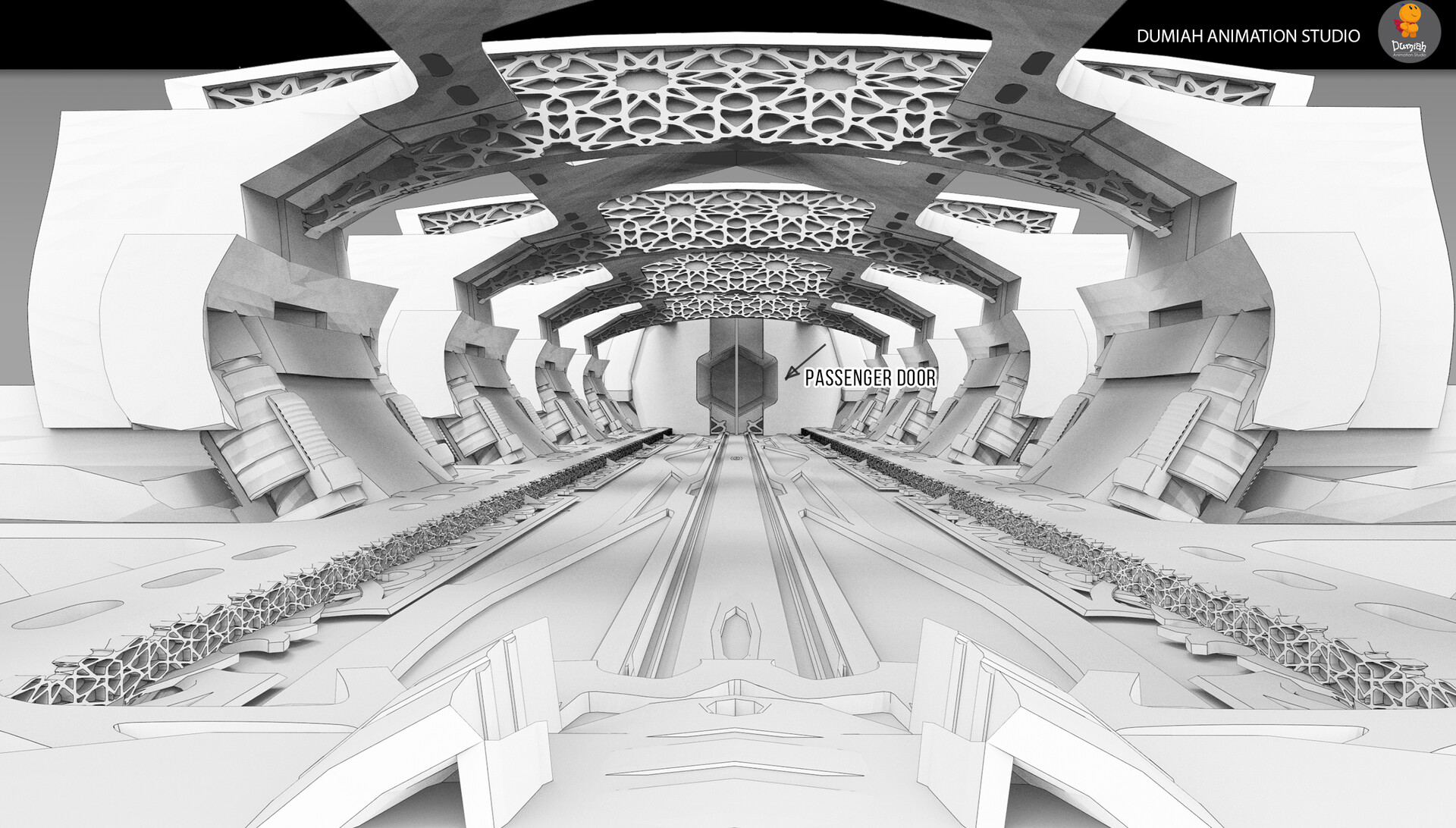 Sara Elaraby - Stylized Space Hangar - 01