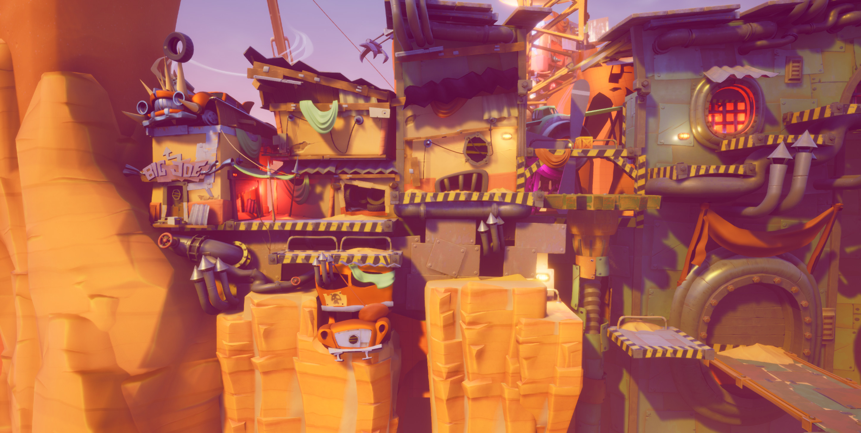 Modeling, texturing, world building, prelighting, some assets done by Winston Chen