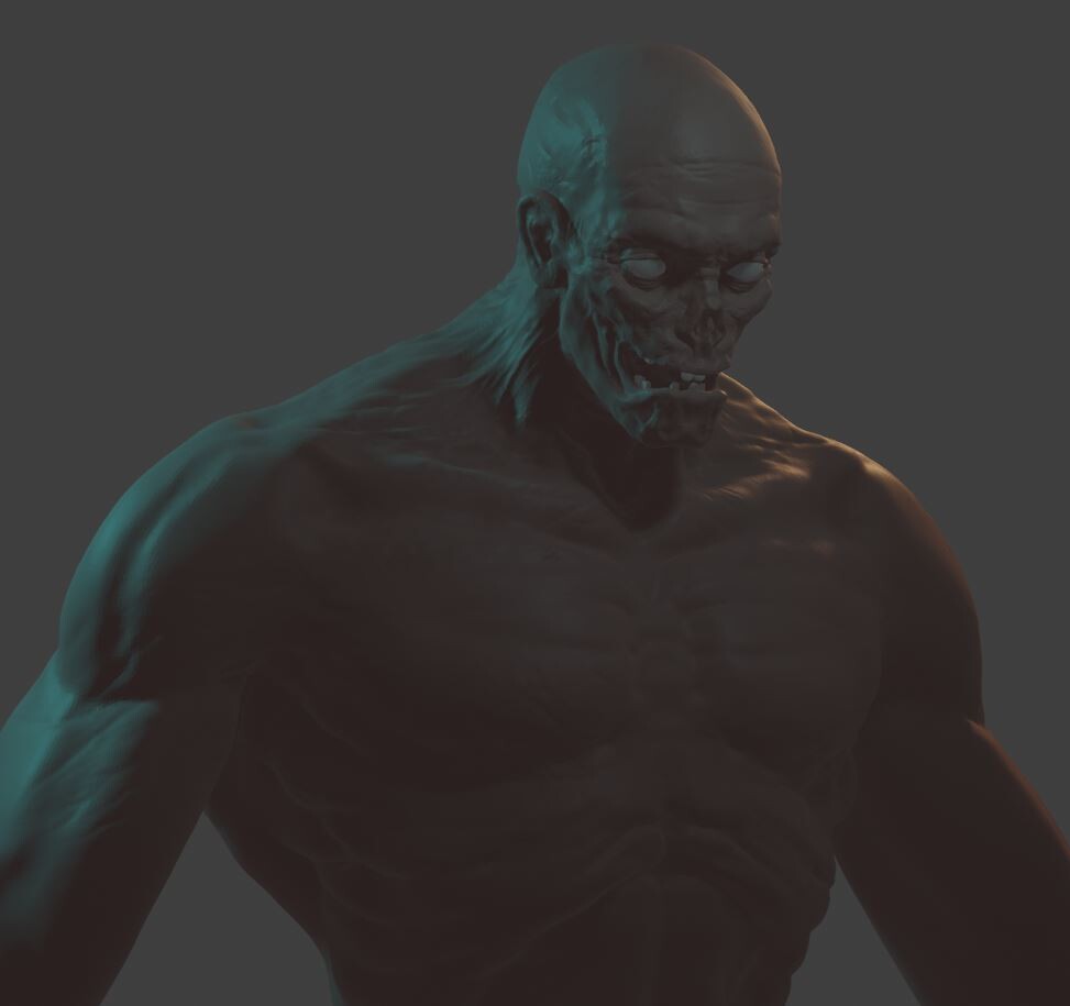 ArtStation Zombie Body Builder