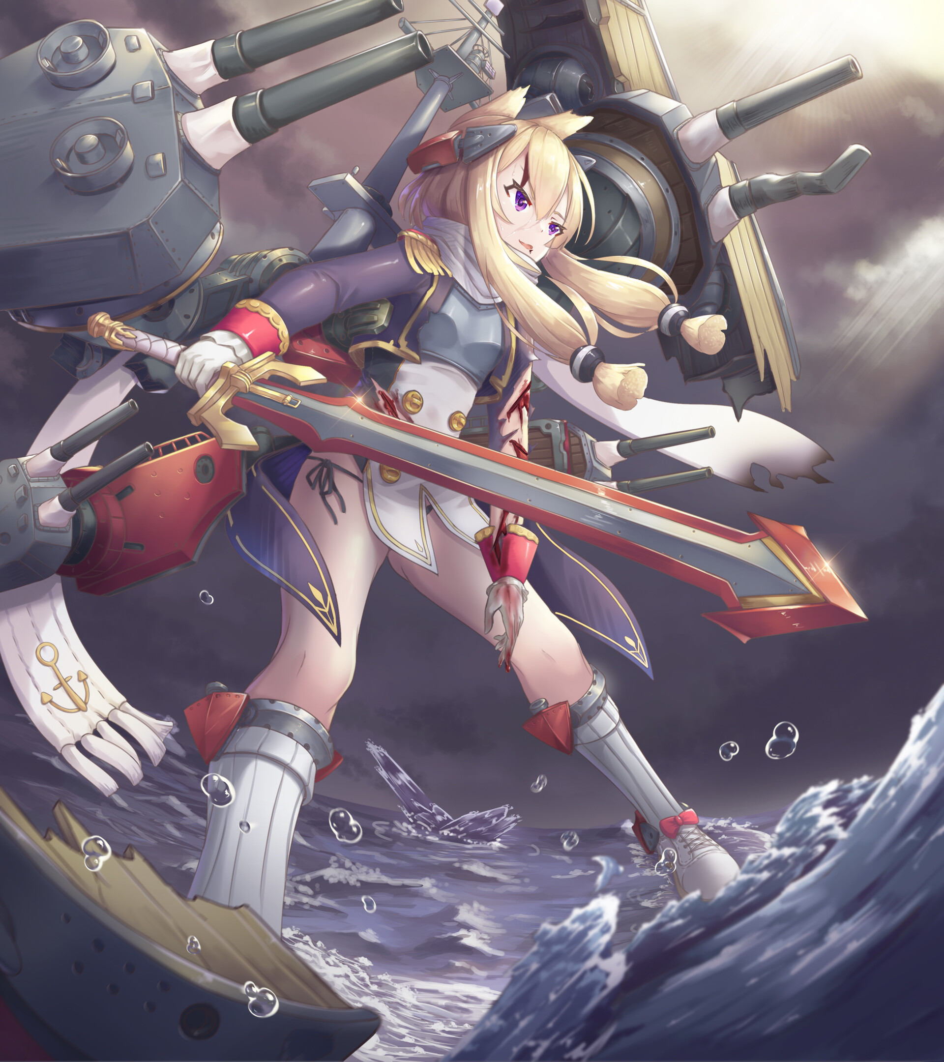 ArtStation - Warspite - Azur Lane fanart