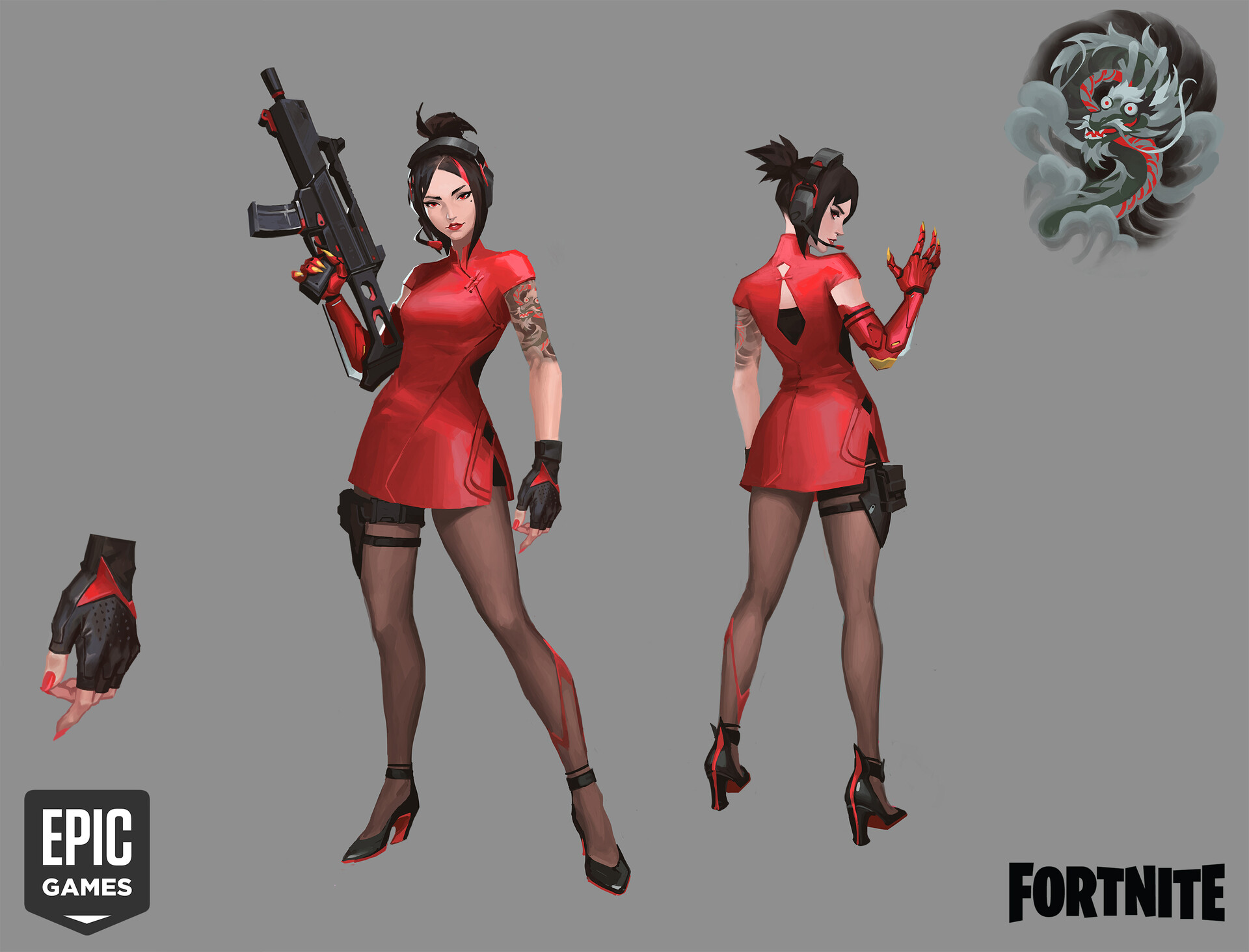 Fortnite Demi Concept Art Artstation Fortnite Old Work Vol 2 Yang J