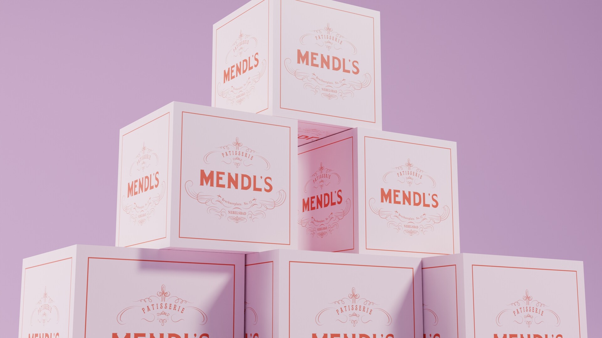 Mendls Pastry Box (Grand Budapest Hotel) | Sticker
