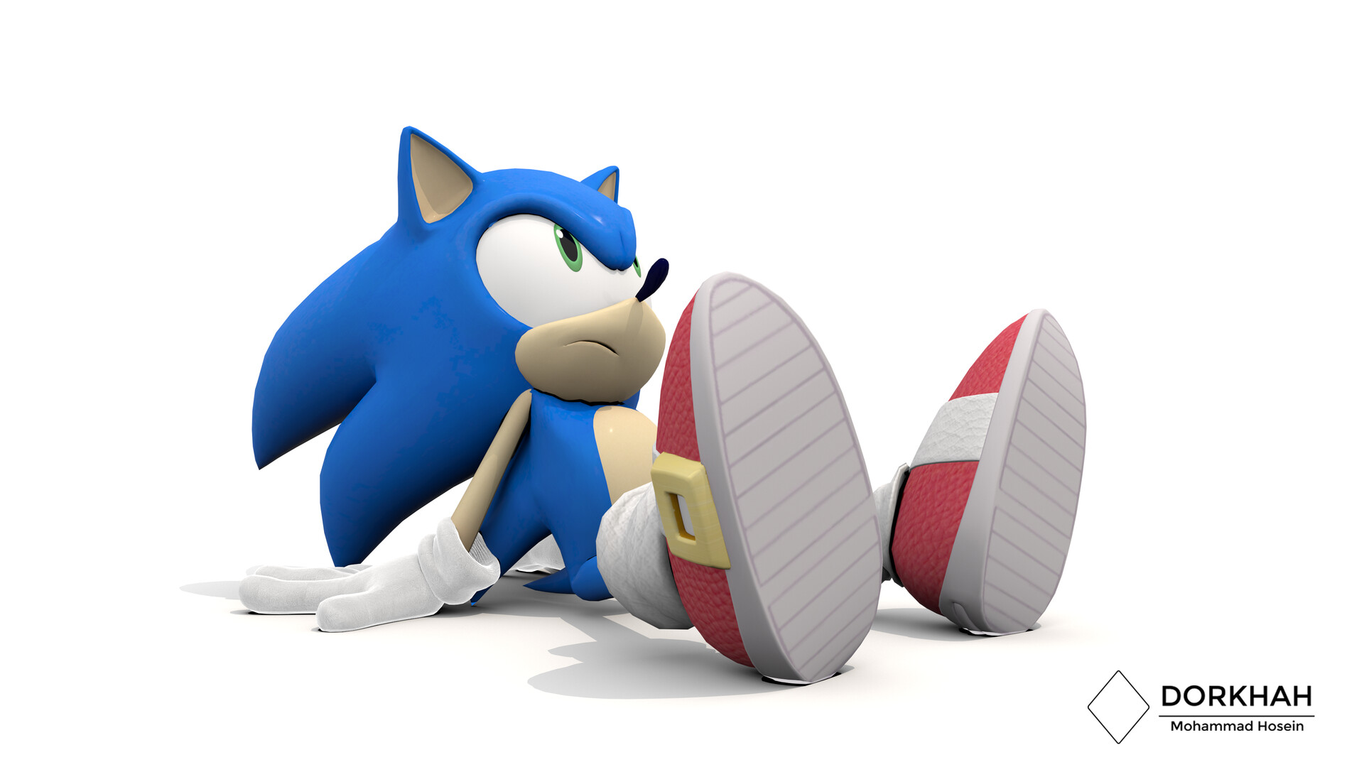 ArtStation - Official Pose for Sonic Sega