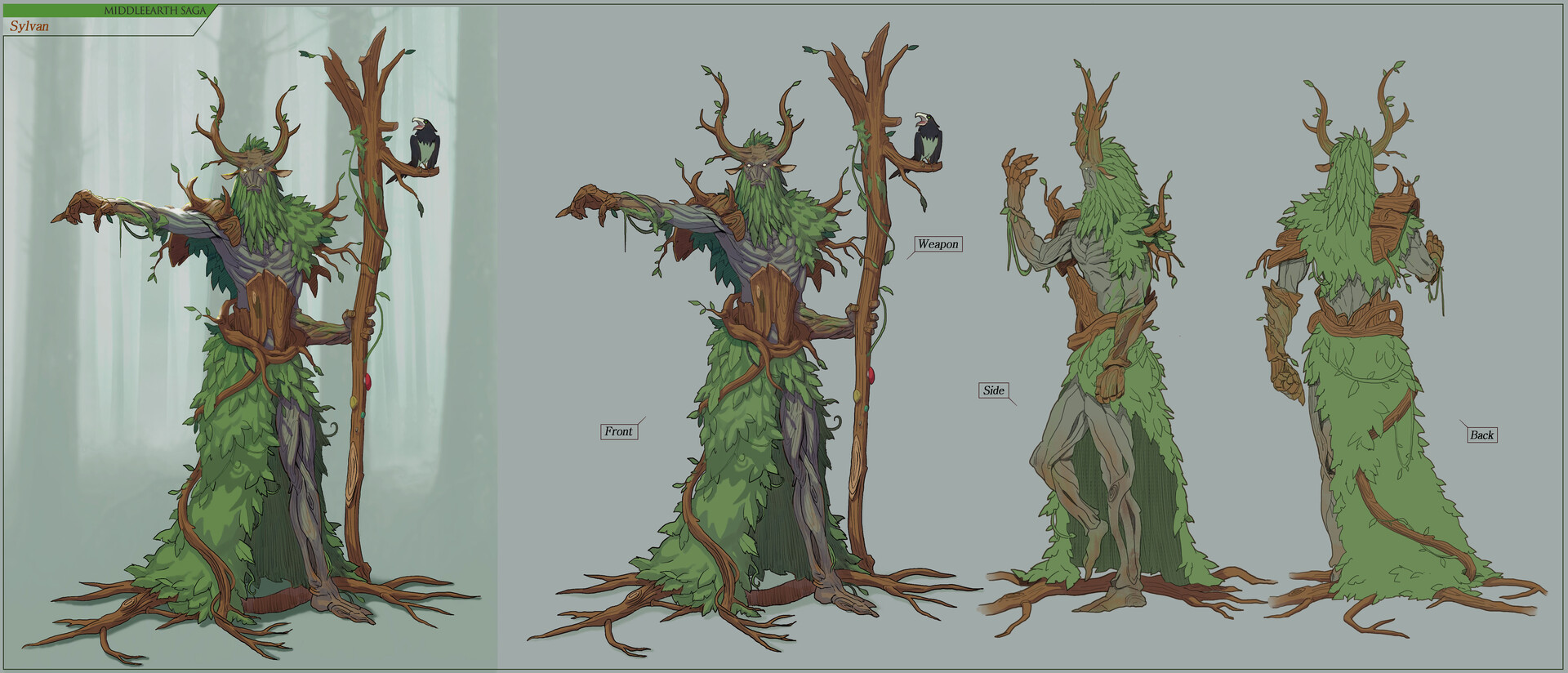 ArtStation - Forest Spirit King Sylvan