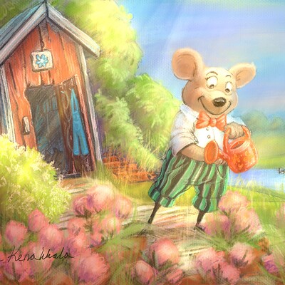Hanna kenakkala mouse and garden