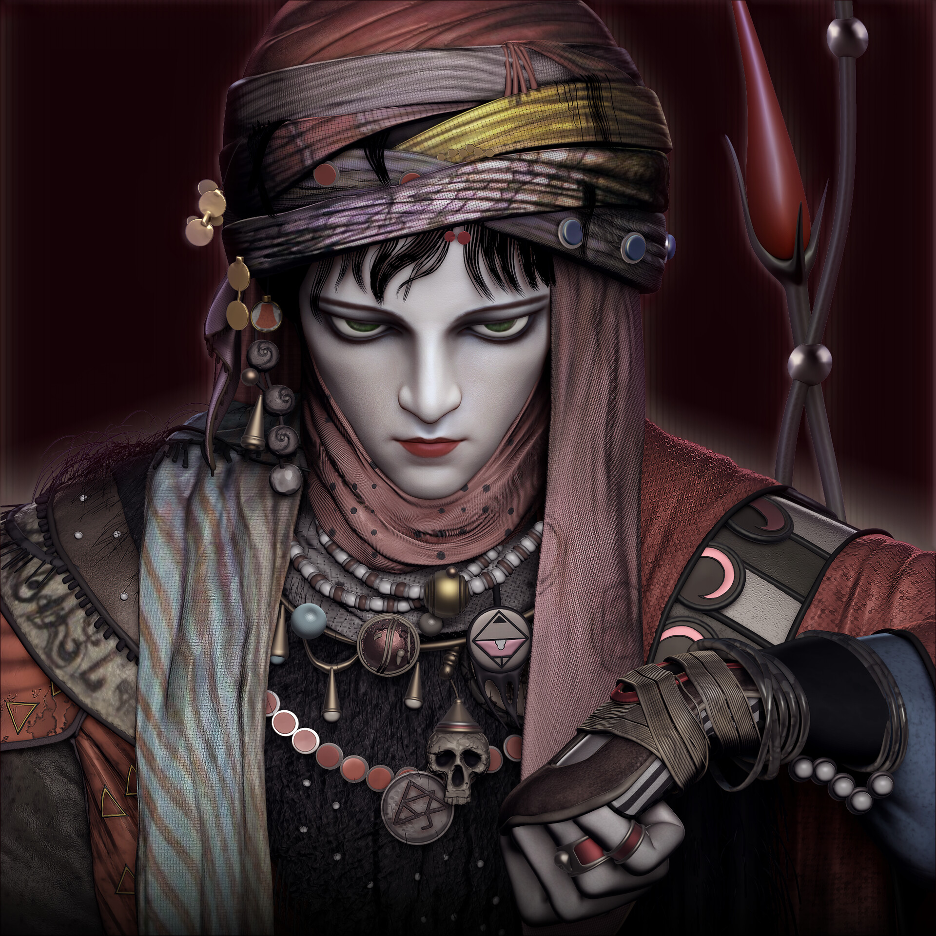 Artstation 天野喜孝 Fanart