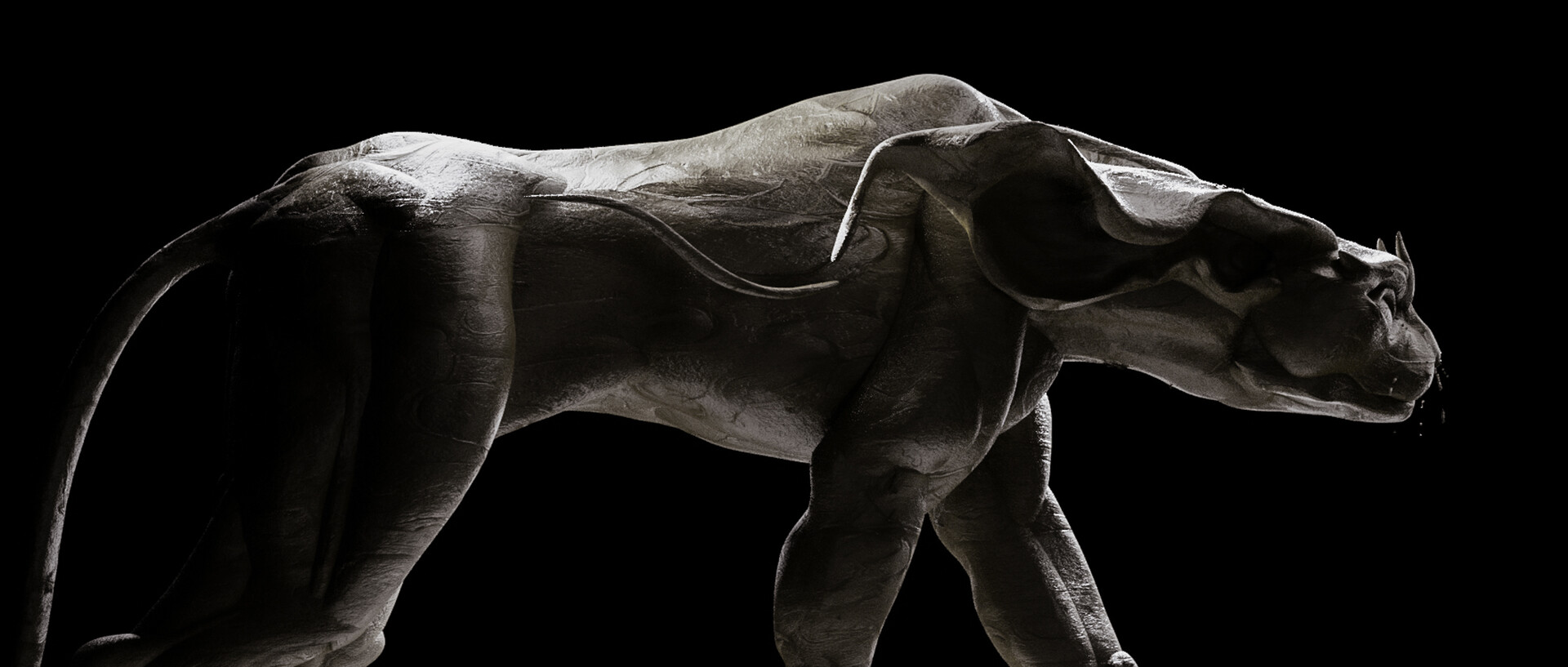 ArtStation Work 4 Biological muscle structure carving exercises