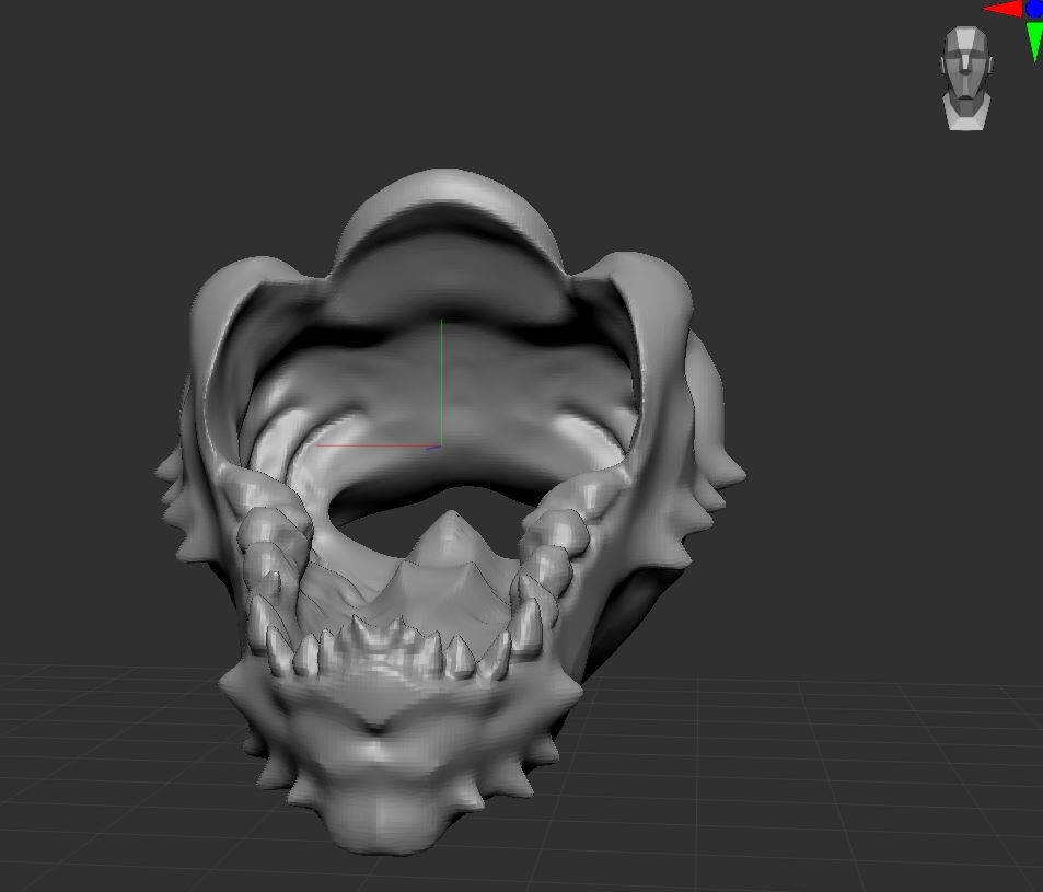 Session 2: Lower Jaw Sculpt - Base 128 sphere