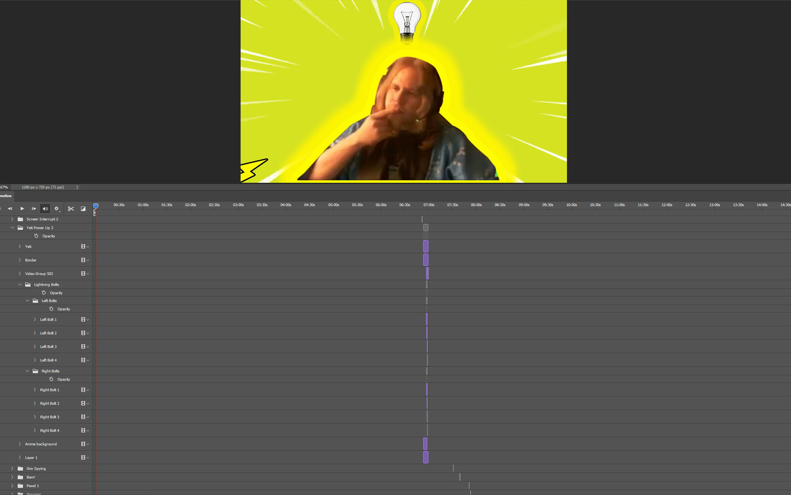 The "Tap into Speed" visual effect within Photoshop video editor