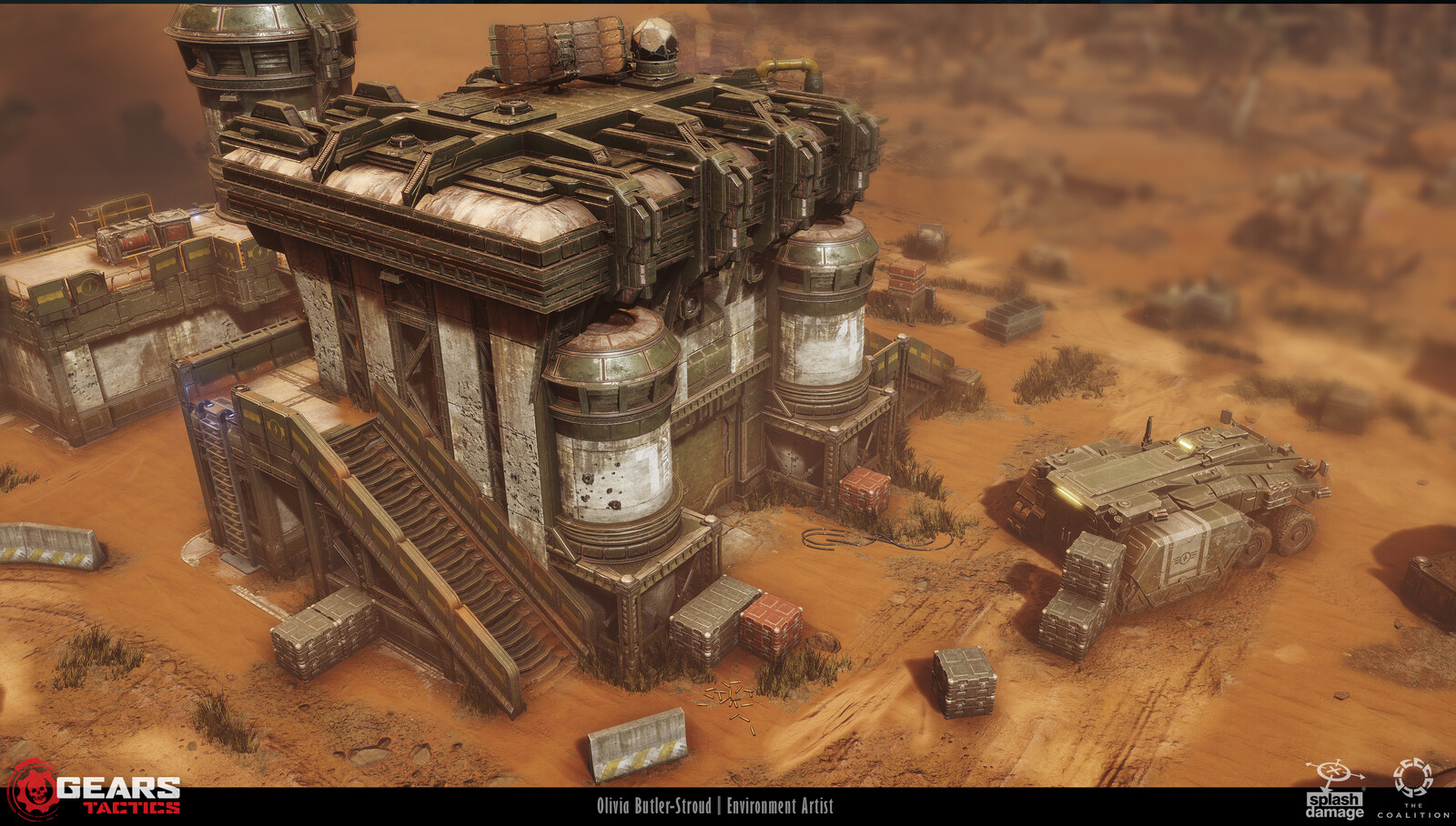 I worked closely with Alex Nicholls on these particular tiles, making sure we stuck to the pillars of the biome. 